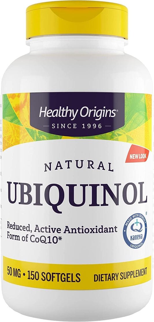 Ubiquinol CoQ10 Supplements 50mg - Heart Health & Antioxidant Support - Kaneka Ubiquinol Softgels - Gluten-Free & Non-GMO - 150 Count
