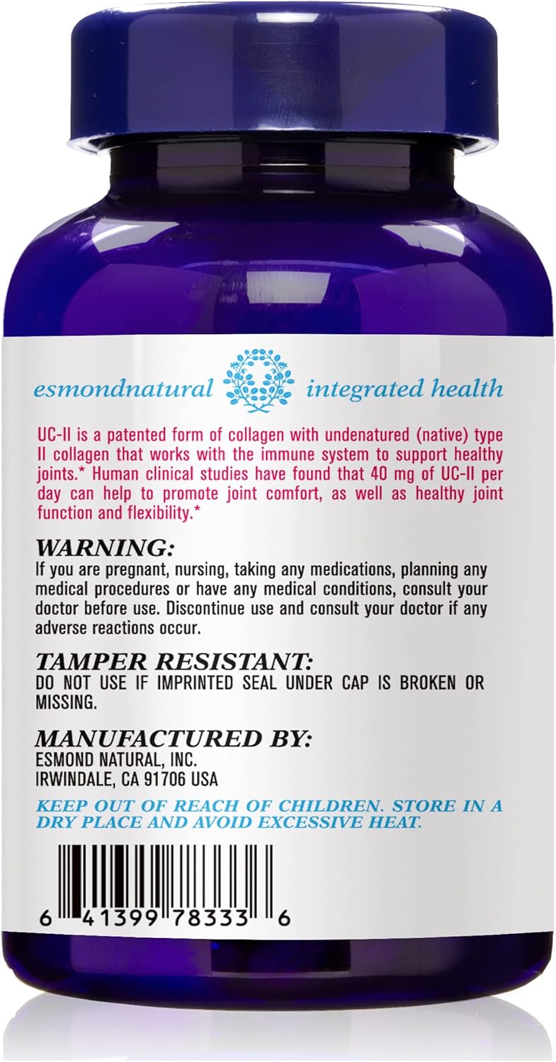 UC II Complex (Comprehensive Formula to Support Joint Integrity, Movement and Flexibility), GMP, Natural Product Assn Certified, Made in USA - 60 Tablets
