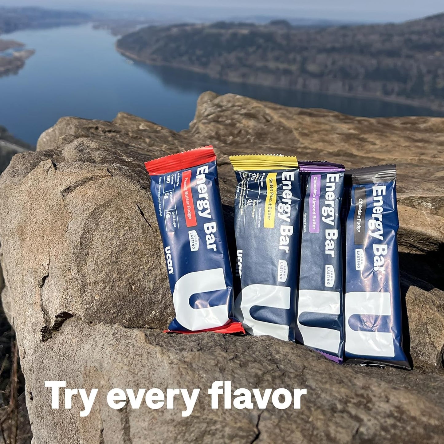 UCAN Salted Peanut Butter Energy Bars - Low Sugar, Low Calorie, Gut Friendly, Vegan, Non-GMO - Ideal for Running, Cycling, Fitness - Pre & Post Workout - 12 Count - BoostGo Australia