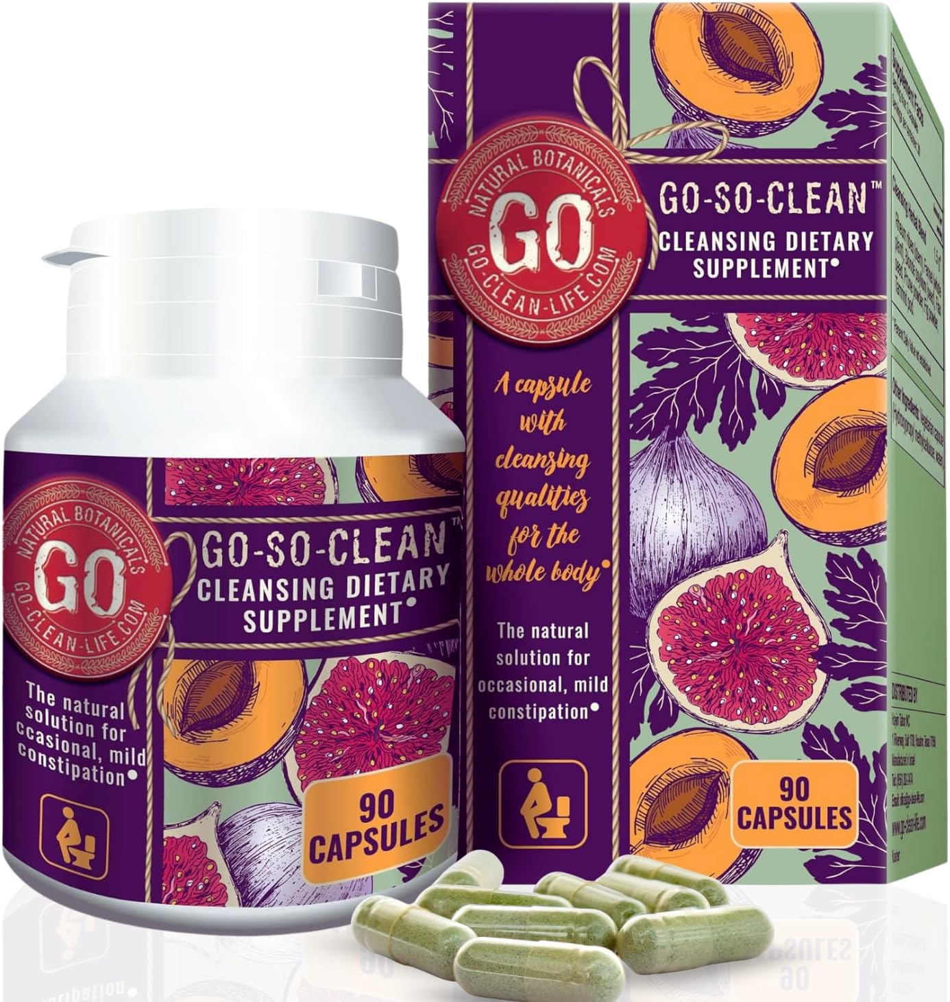 Ultimate Colon Cleanse & Detox Capsules - Natural Solution for Daily Bowel Health