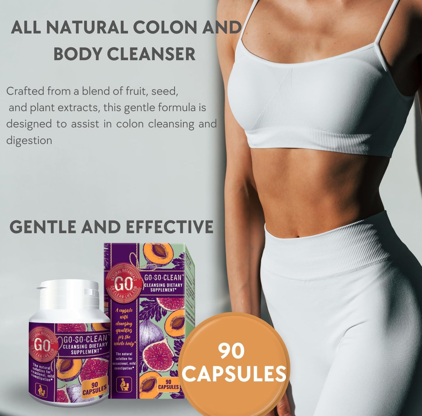 Ultimate Colon Cleanse & Detox Capsules - Natural Solution for Daily Bowel Health