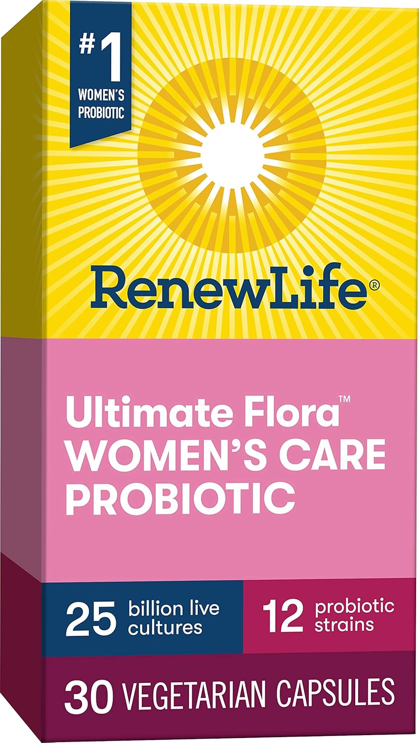 Ultimate Flora Probiotic Women's Care - 25 Billion CFU - 30 Veg Capsules, Women's Probiotic Supplement