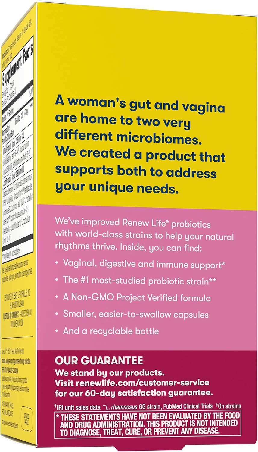 Ultimate Flora Probiotic Women's Care - 25 Billion CFU - 30 Veg Capsules, Women's Probiotic Supplement