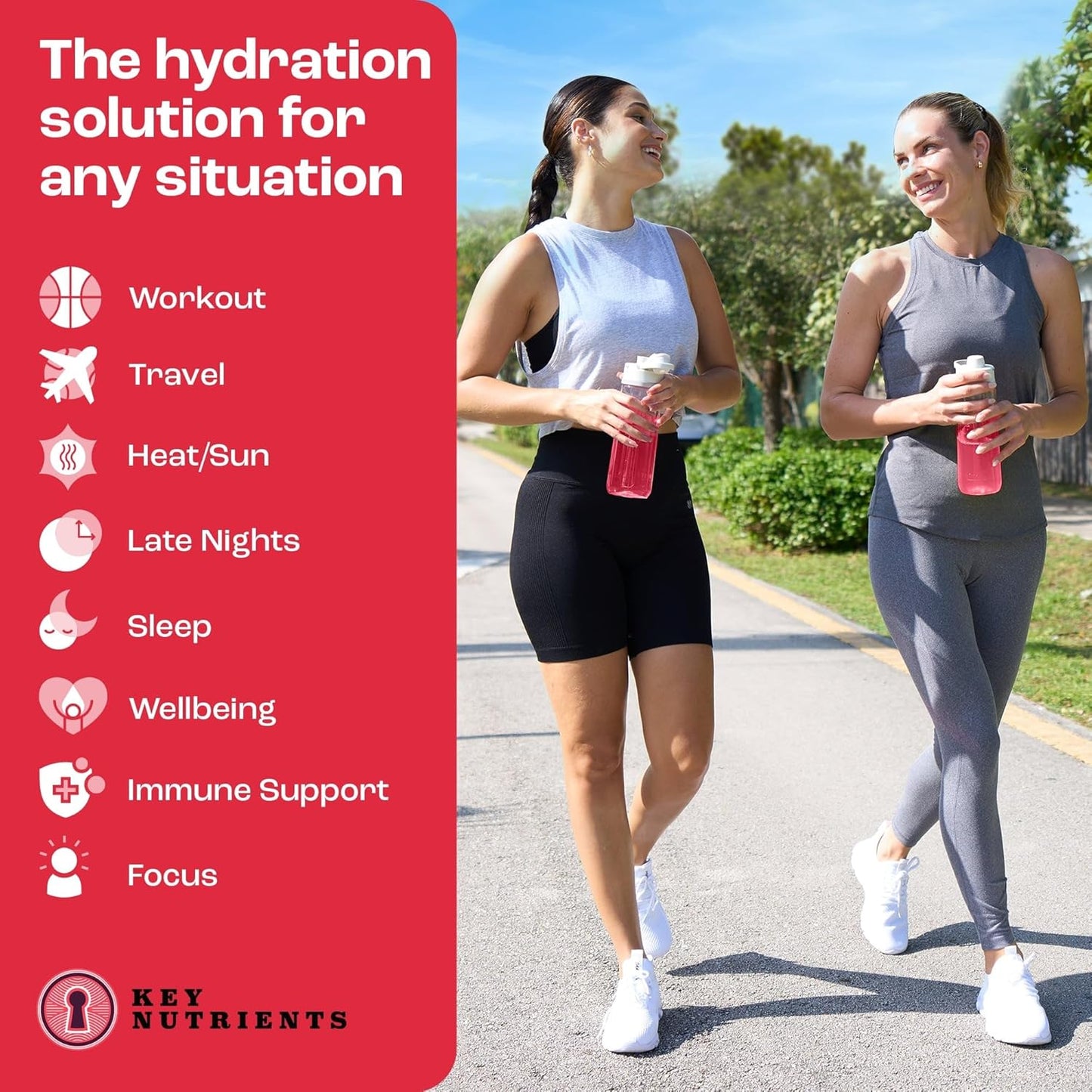 Ultimate Hydration Bundle: Multivitamin & Electrolytes Powder Packets - Watermelon Flavor, Sugar-Free, Zero Calories, Travel-Ready