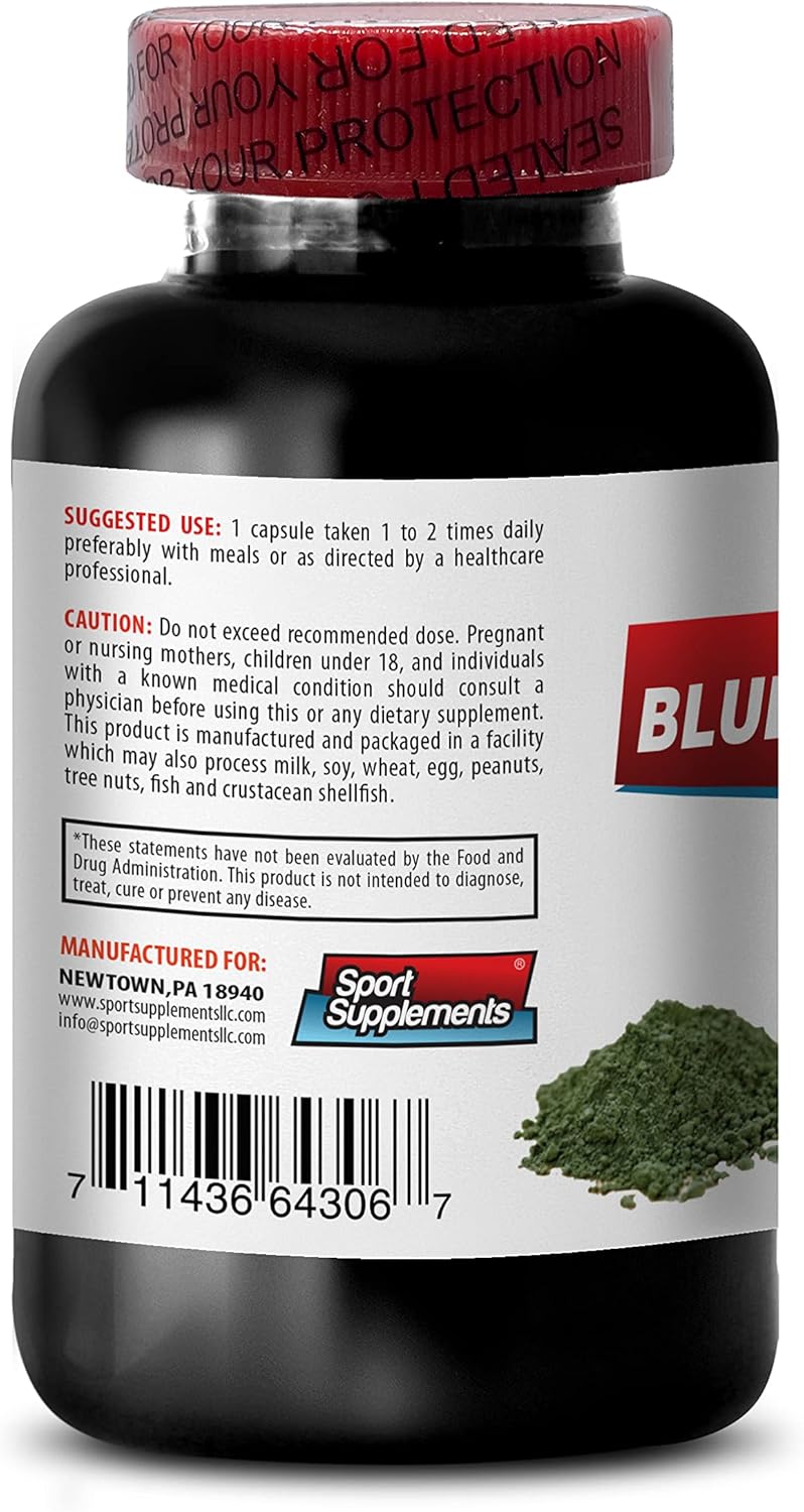 Ultimate Immune System Boost - Klamath Blue Green Algae Capsules & Tablets, Spirulina Powder, Chlorella Tablets - 3 Bottles, 180 Caps