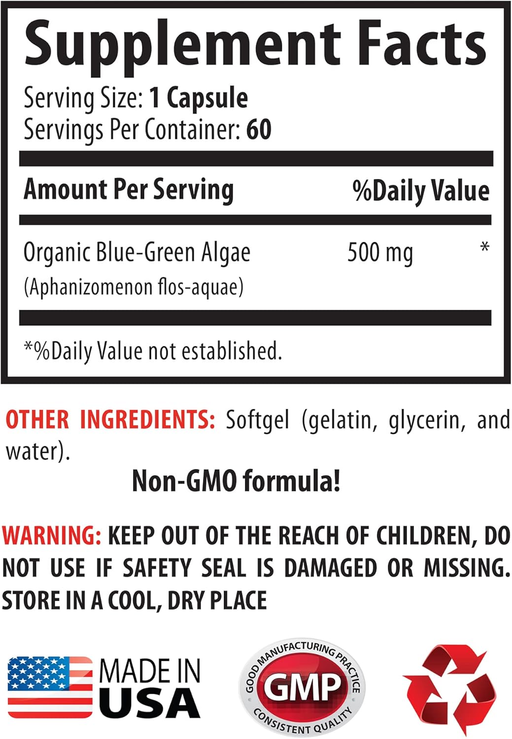 Ultimate Immune System Boost - Klamath Blue Green Algae Capsules & Tablets, Spirulina Powder, Chlorella Tablets - 3 Bottles, 180 Caps