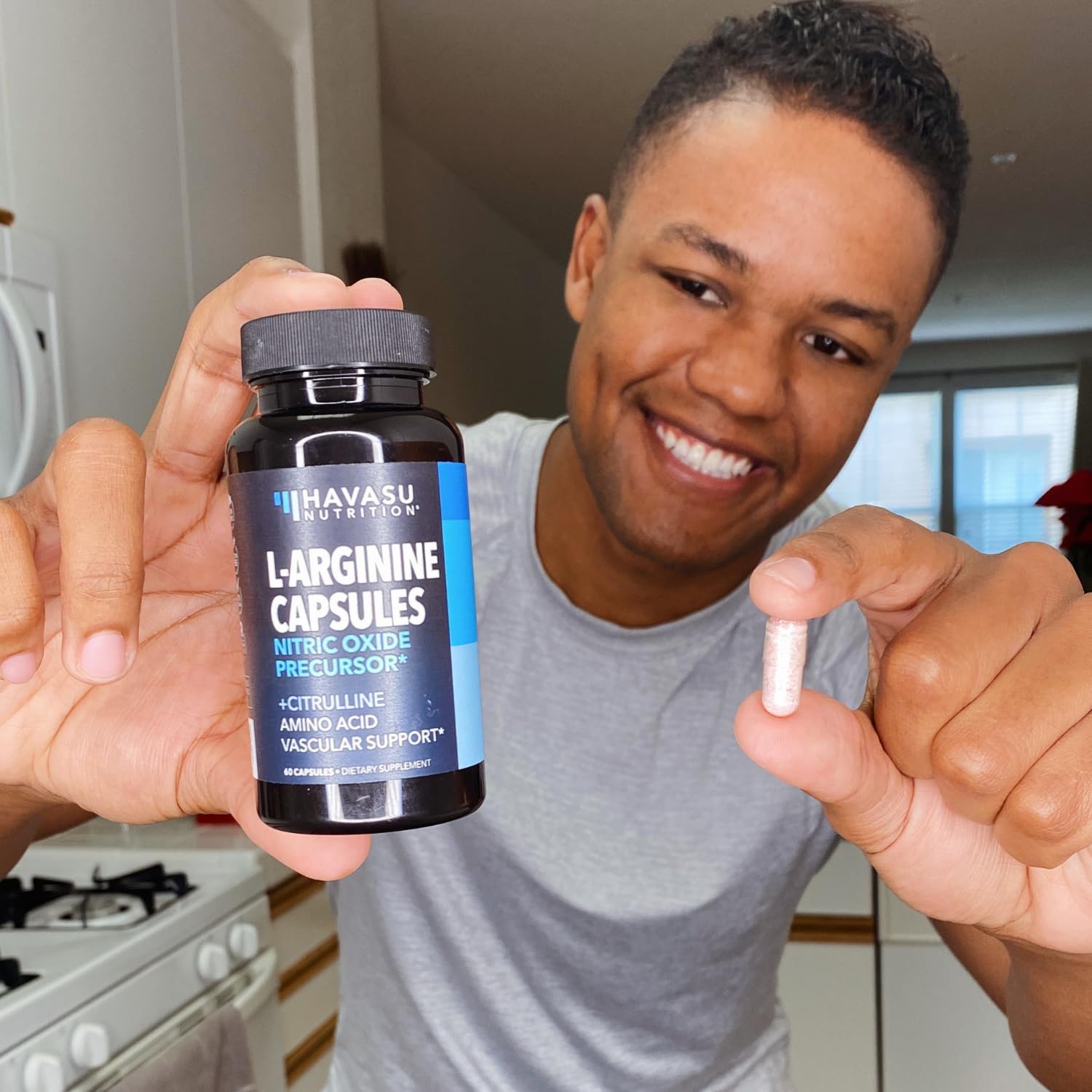 Ultimate Male Pre Workout Supplements for Performance & Endurance - L Arginine Capsules & Powder - Vegan - 120 Capsules