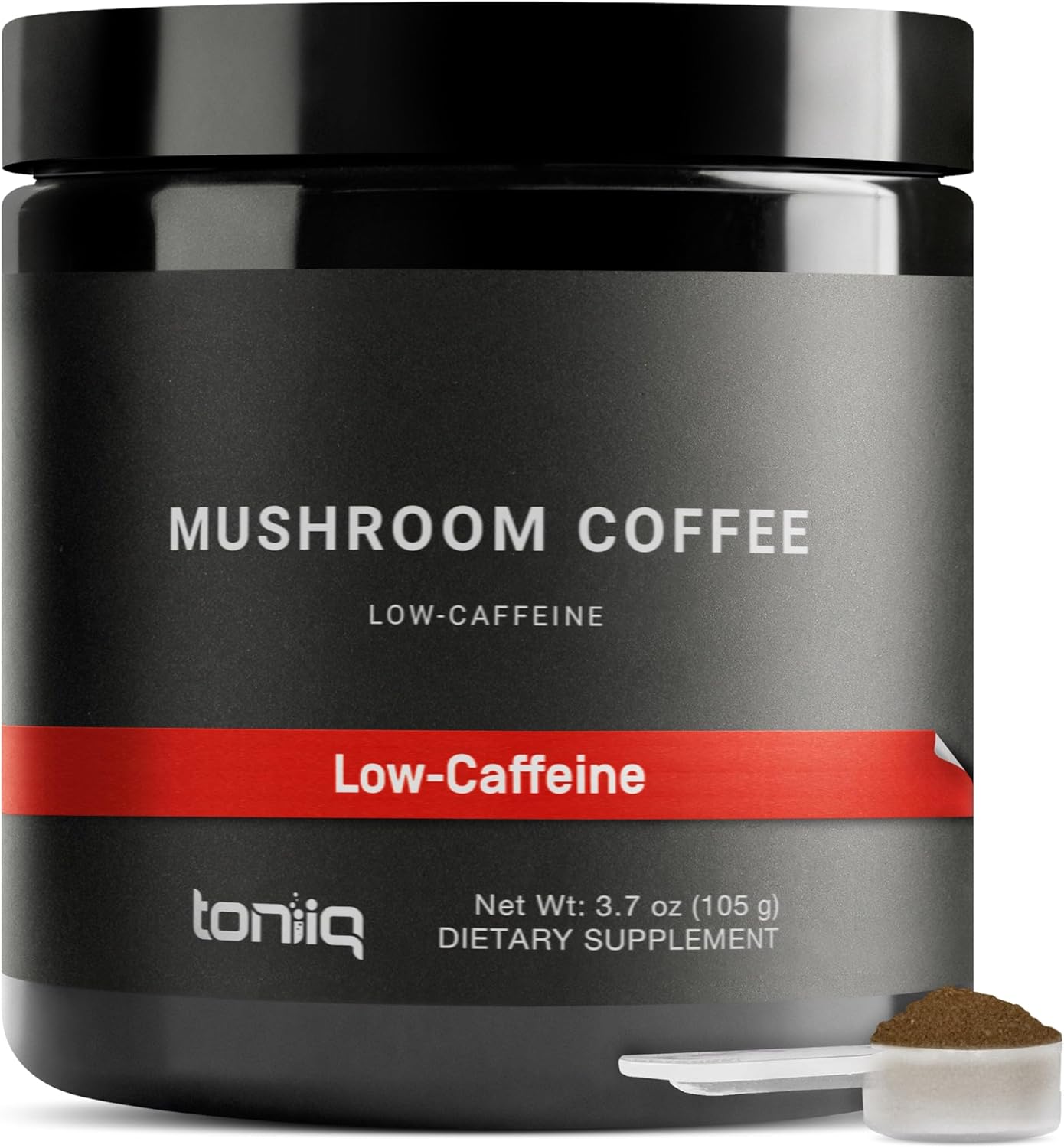 Ultra High Potency 10:1 Concentrated Mushroom Coffee with Low Caffeine - Colombian Sourced Beans, 10 Mushroom Blend, Lion's Mane & Cordyceps