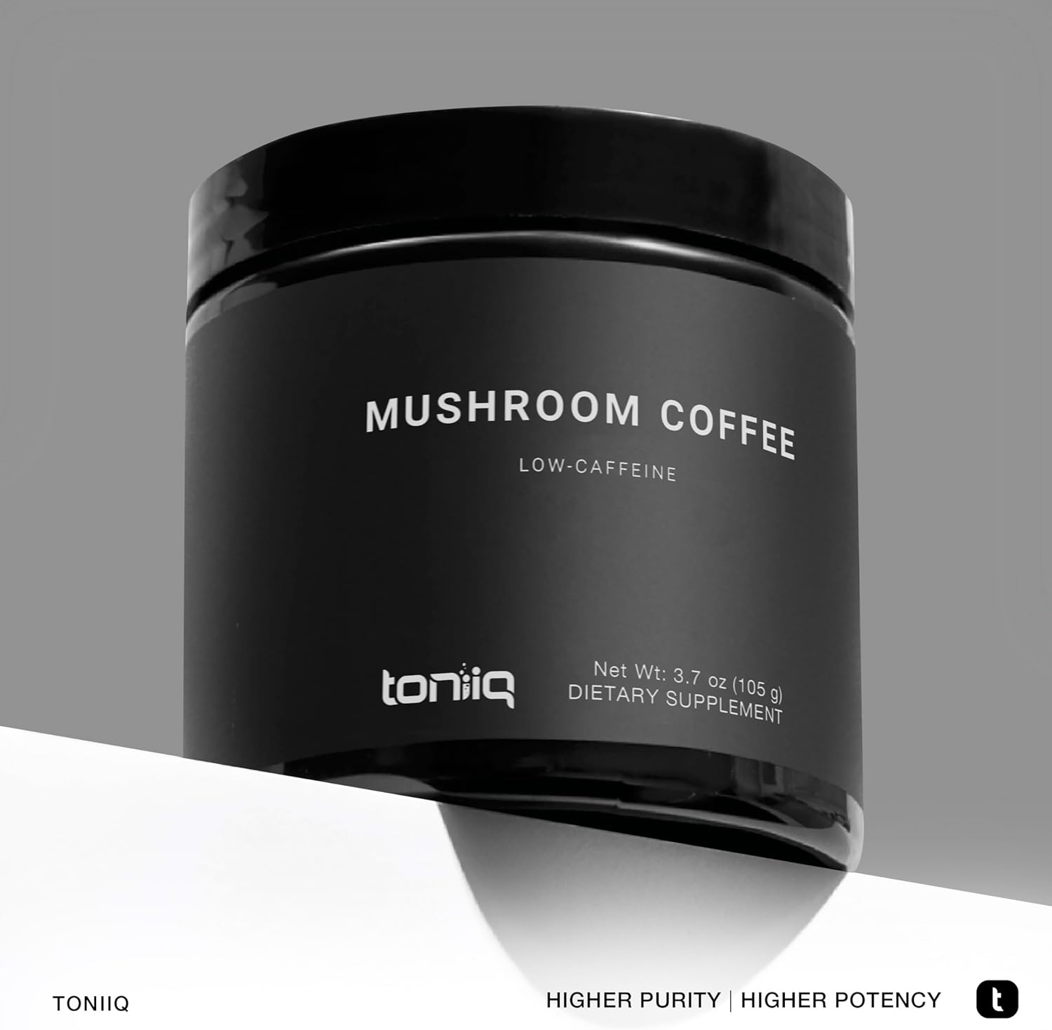 Ultra High Potency 10:1 Concentrated Mushroom Coffee with Low Caffeine - Colombian Sourced Beans, 10 Mushroom Blend, Lion's Mane & Cordyceps