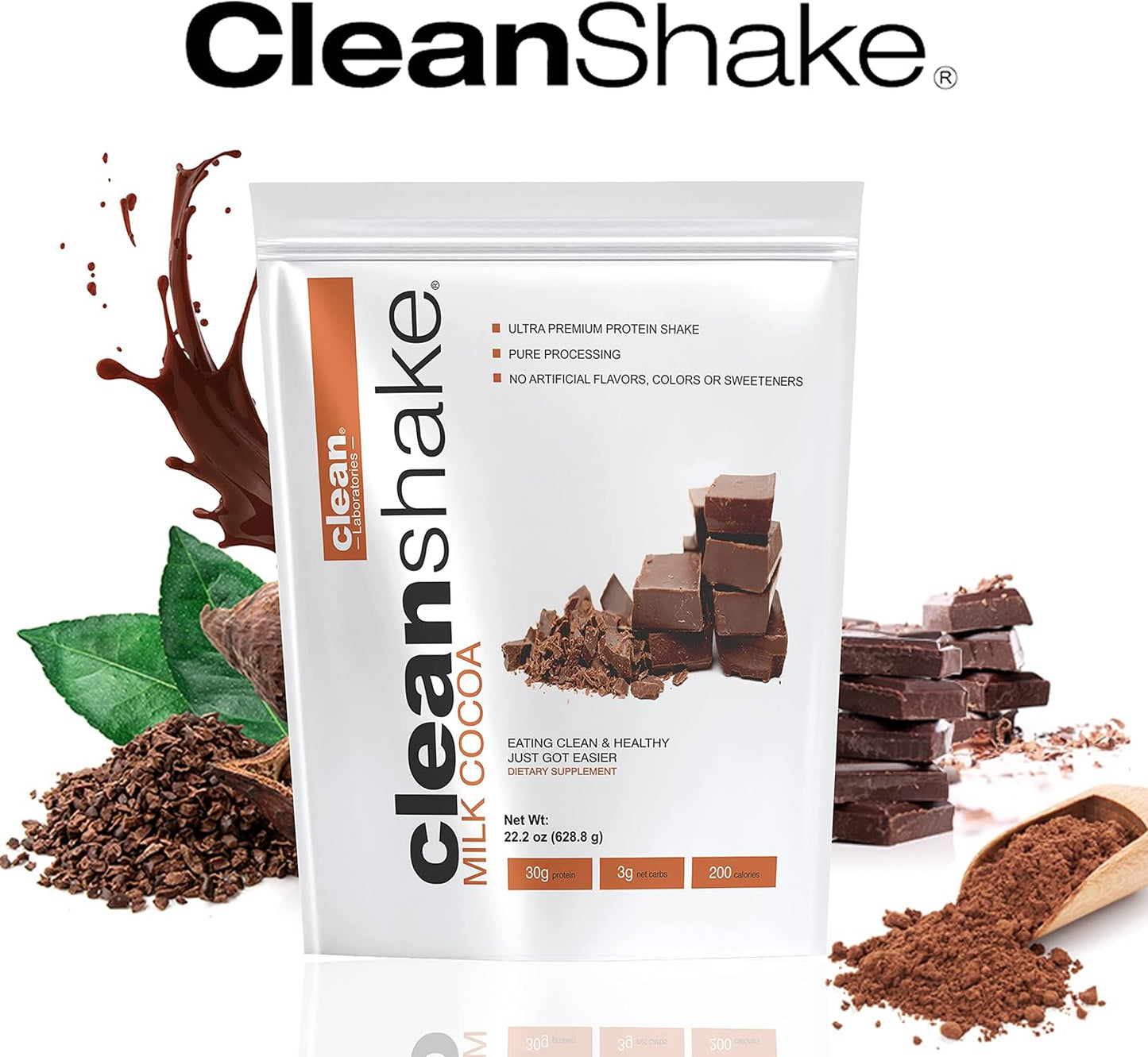 Ultra-Premium Organic Protein Shake with 21 Ingredients, 23 Vitamins, Non-GMO Grass Fed Whey Protein - Informed Protein Certified