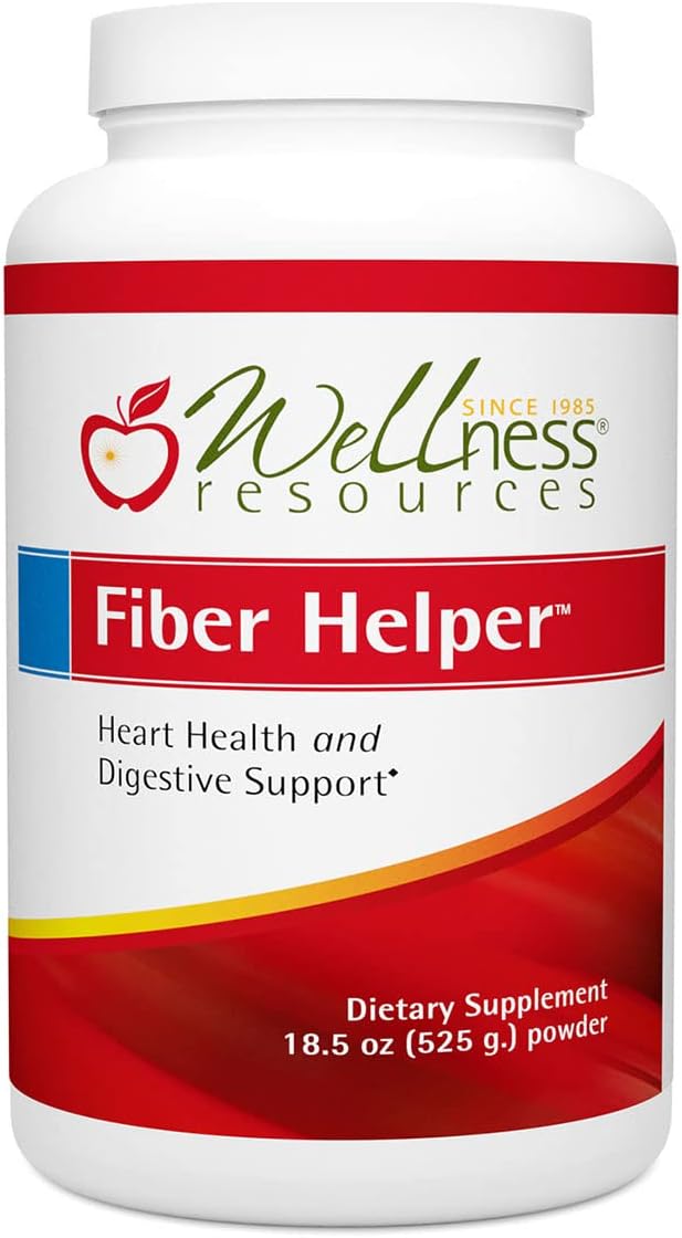Ultra Pure Fiber Powder with Oat Beta Glucan, Psyllium & Arabinogalactan Soluble Fibers - Digestive Health, Detox, Heart Health - 525g