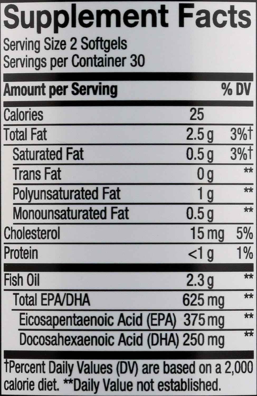 Ultra Pure Omega-3 Fish Oil Supplement Softgels, Citrus Punch Flavor, 60 Ct by Nature's Way