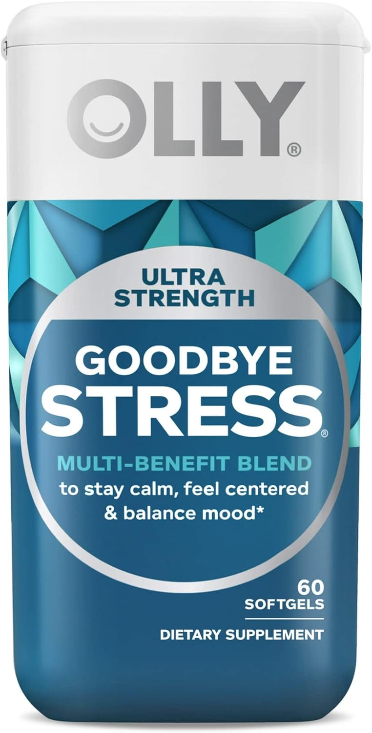Ultra Strength Stress Support Softgels with Ashwagandha & L-Theanine, 60 Ct