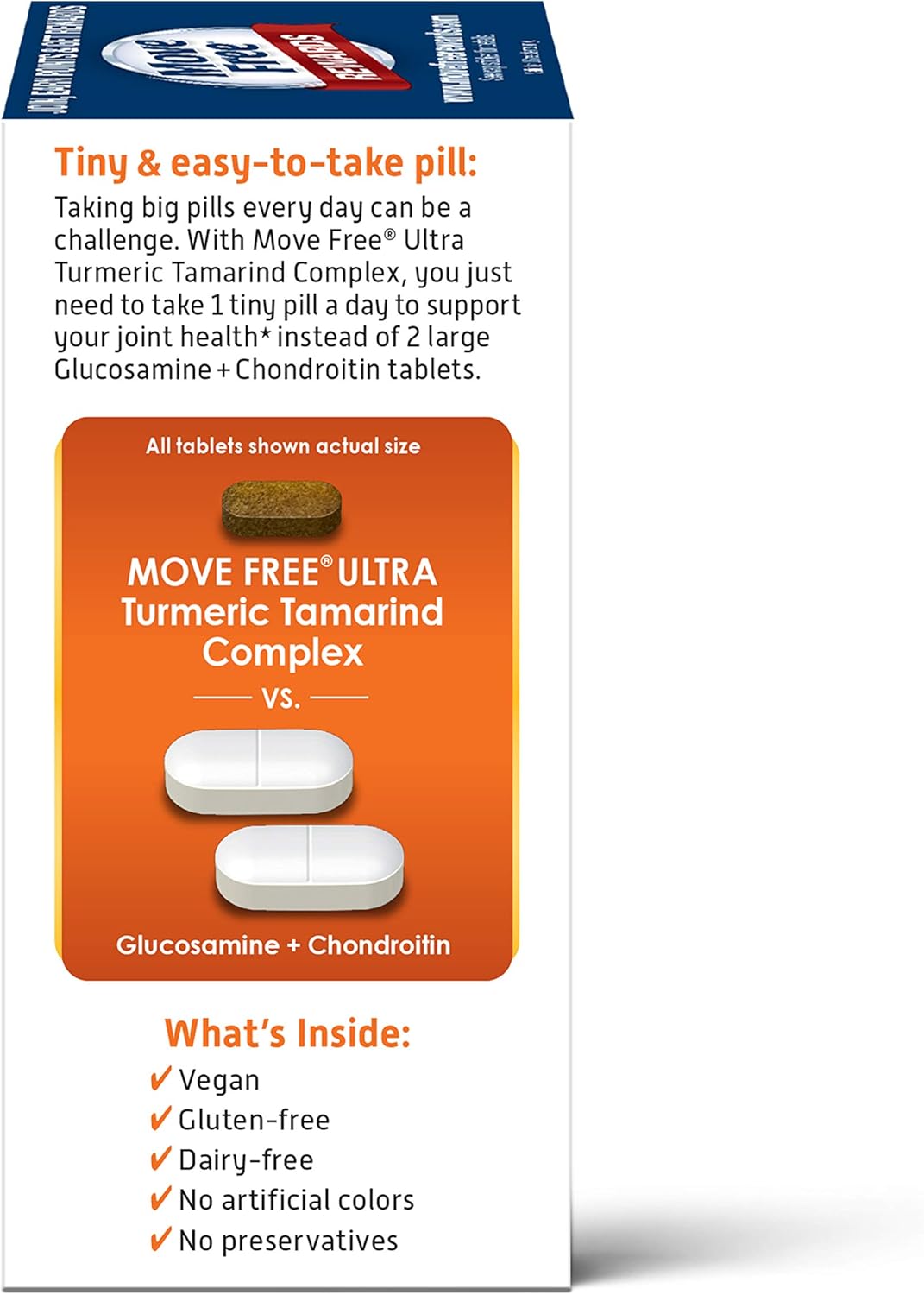 Ultra Turmeric Curcumin & Tamarind Joint Support Supplement - Promotes Healthy Inflammation & Joint Comfort, 64 Tablets
