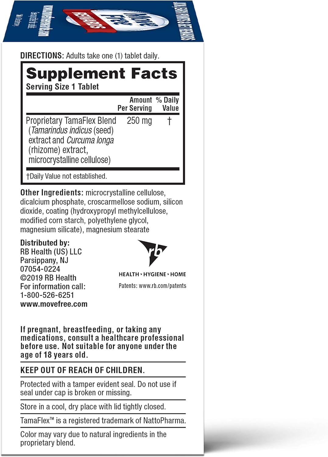 Ultra Turmeric Curcumin & Tamarind Joint Support Supplement - Promotes Healthy Inflammation & Joint Comfort, 64 Tablets