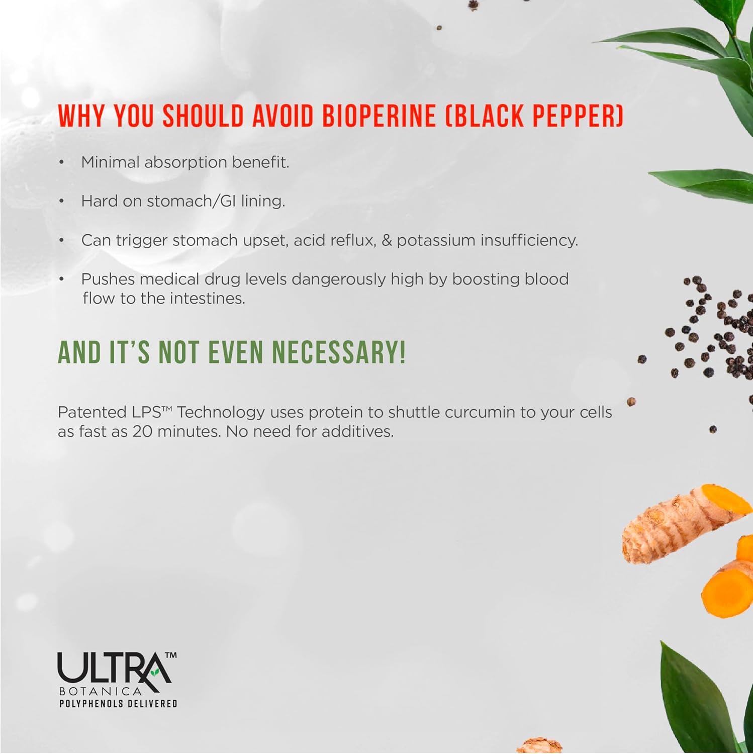 UltraCur Curcumin Turmeric Capsules - High Absorption Curcumin Supplement - 60 Vegetarian Capsules