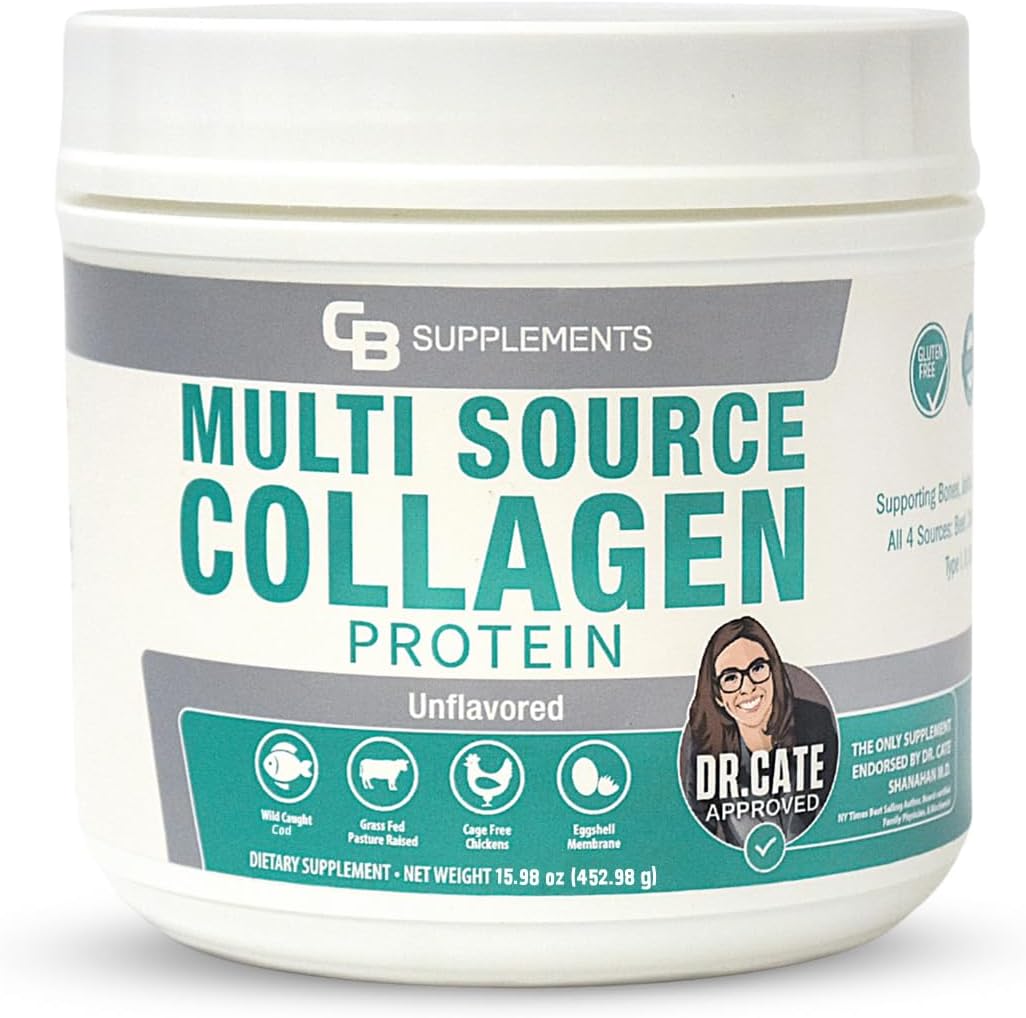 Unflavored Multi Collagen Protein Powder - Hydrolyzed Bovine & Marine Collagen Peptides - BoostGo Australia