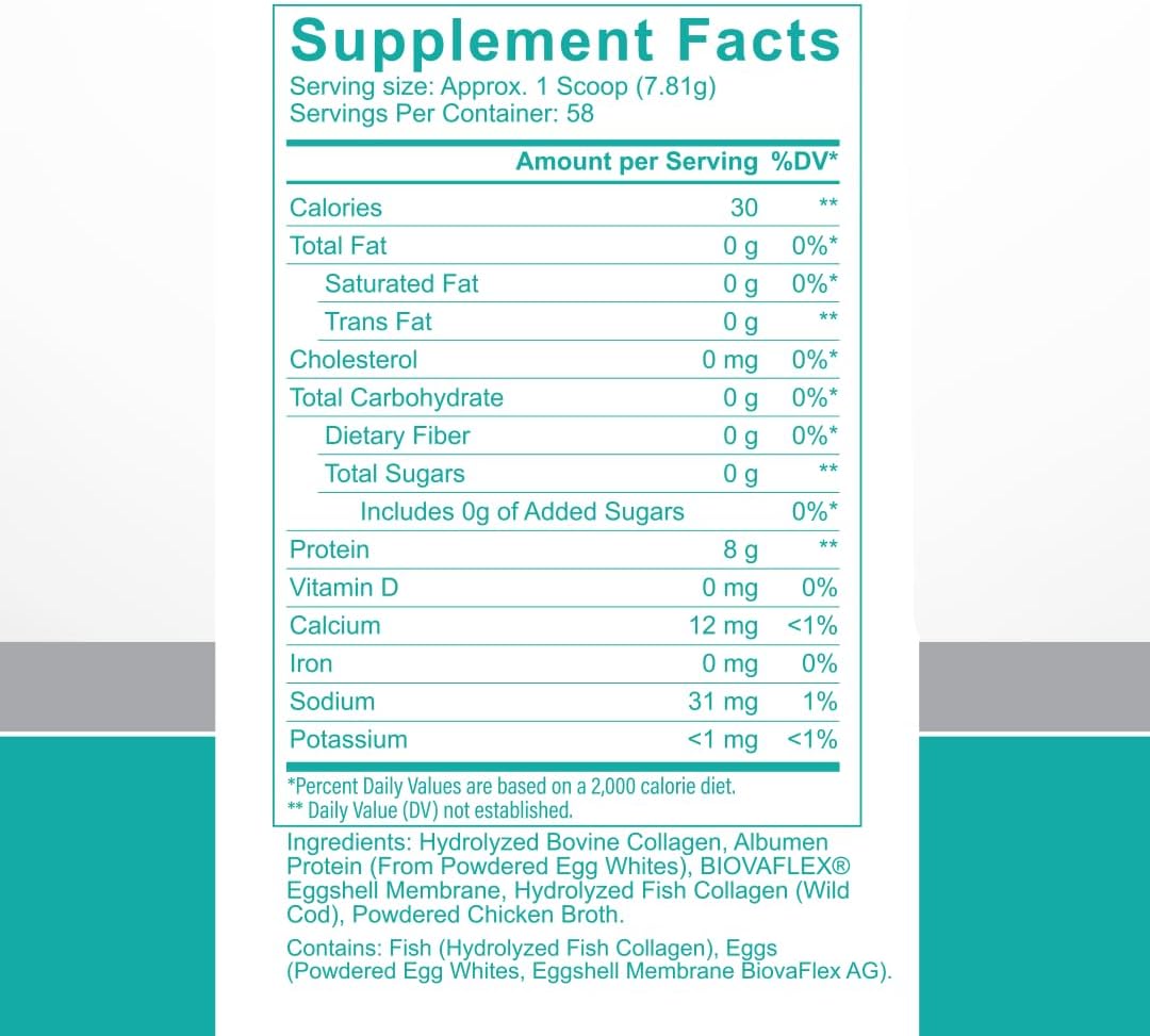 Unflavored Multi Collagen Protein Powder - Hydrolyzed Bovine & Marine Collagen Peptides - BoostGo Australia