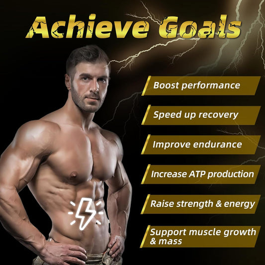 Unflavored NATURE TARGET Creatine Supplement for Women and Men - Pure and Powerful Performance Enhancer