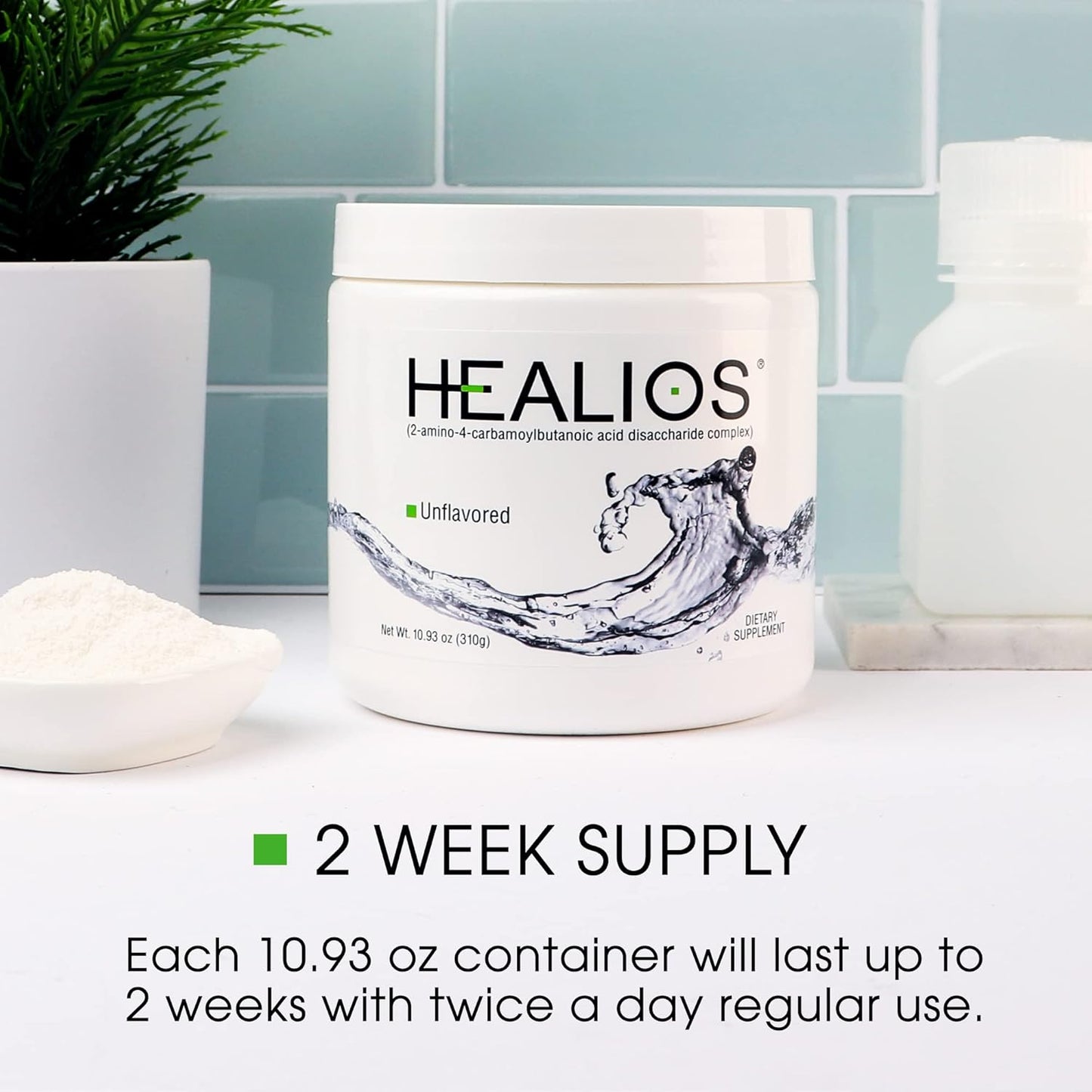 Unflavored Oral Health and Dietary Supplement Powder with L-Glutamine, Trehalose, and L-Arginine - 10.93 oz.