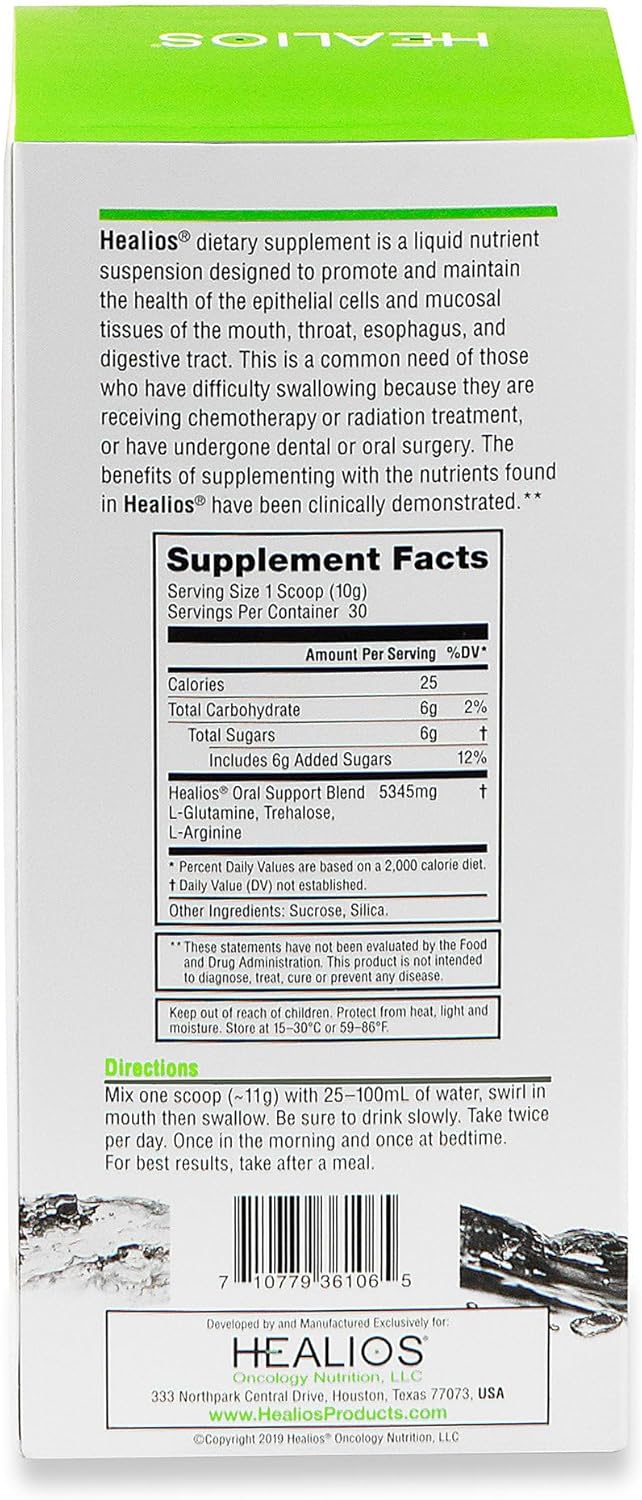 Unflavored Oral Health and Dietary Supplement Powder with L-Glutamine, Trehalose, and L-Arginine - 10.93 oz.