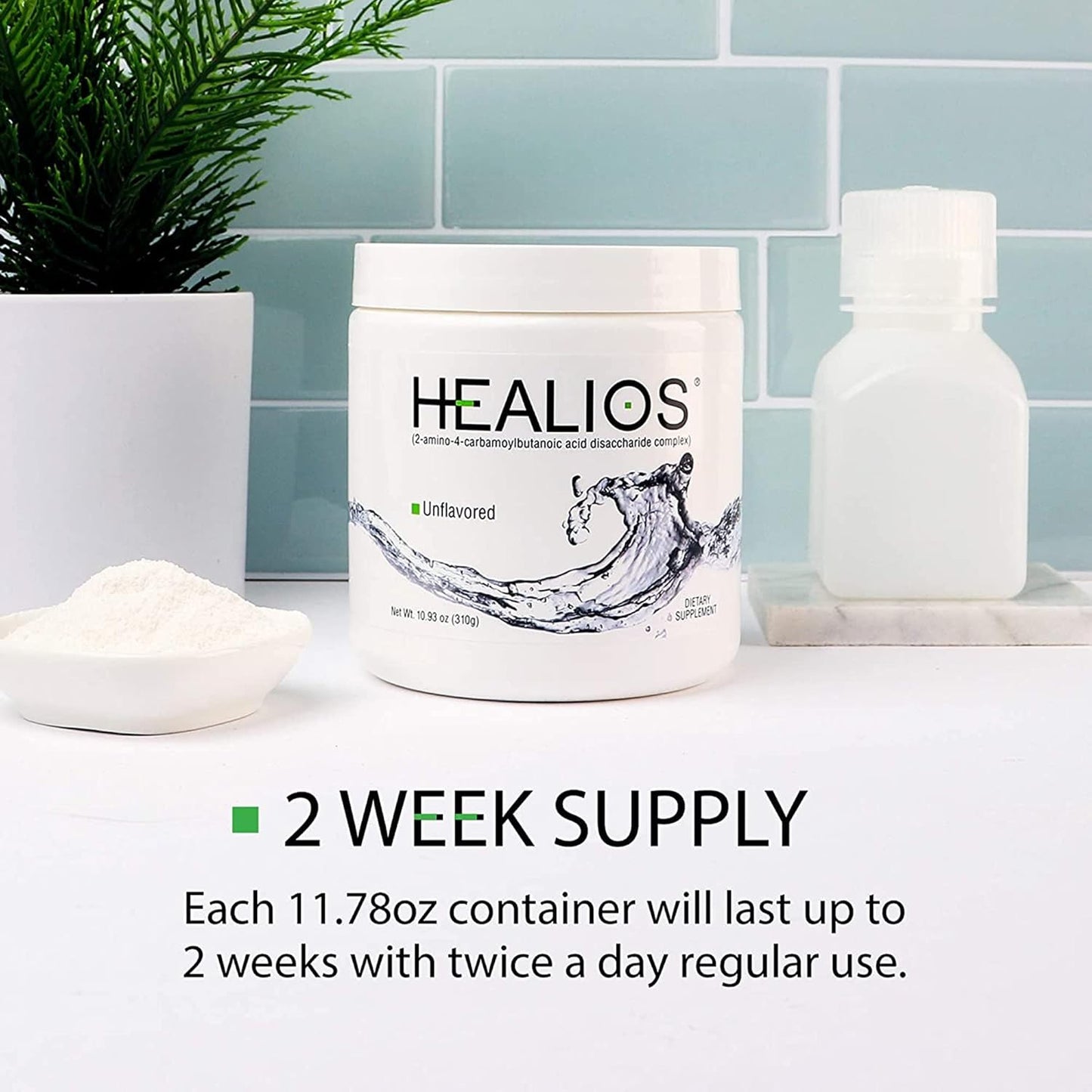 Unflavored Oral Health and Dietary Supplement Powder with L-Glutamine, Trehalose, and L-Arginine - 10.93 oz.