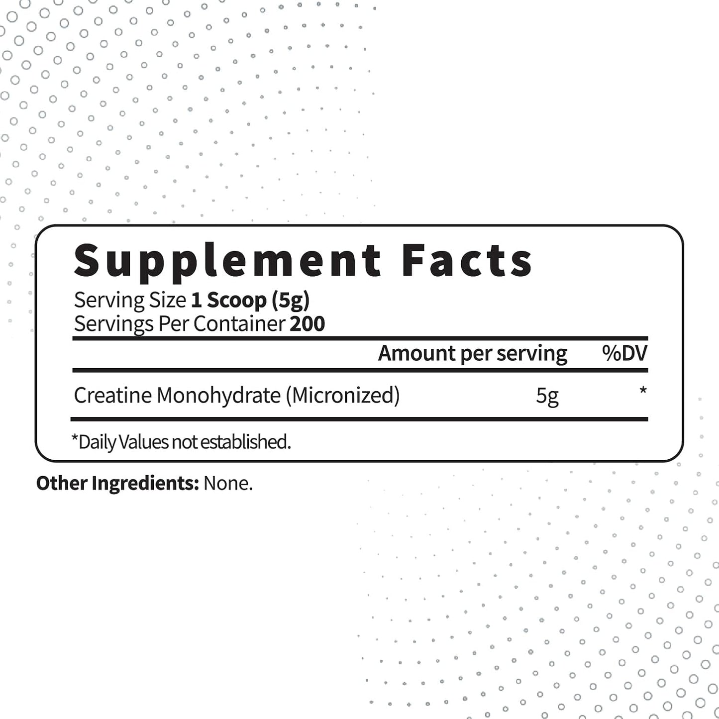 Unflavored Type Zero Creatine Monohydrate Powder - 1 KG, Micronized, 5000mg (5g) Per Serving, Zero Sugar, Keto & Gluten Free - 200 Servings - BoostGo Australia