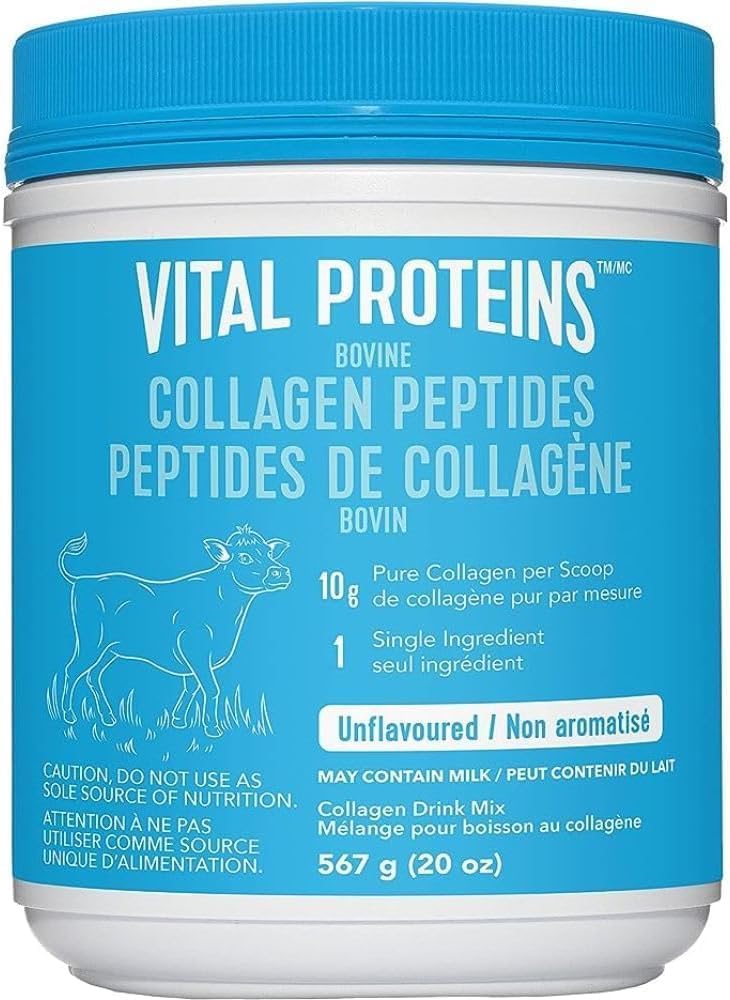 Unflavored Vital Proteins Collagen Peptides - 567g - High Quality Grass-Fed Collagen Powder