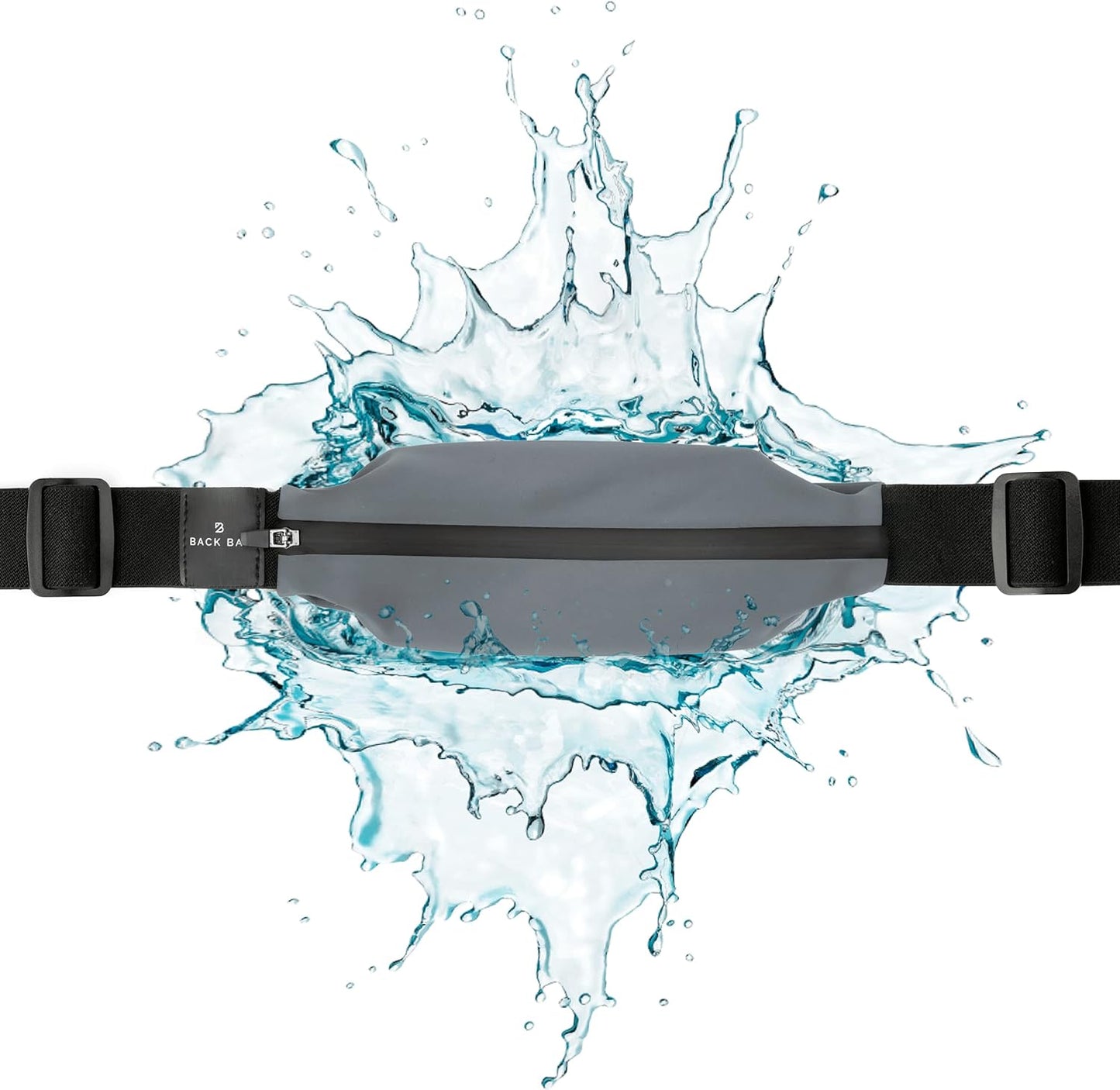 Unisex Back Bay Slim Running Belt with Phone Holder - Ideal Runner's Fanny Pack for Men and Women, Money Belt, Gift, iPhone Waist Pack for Workouts