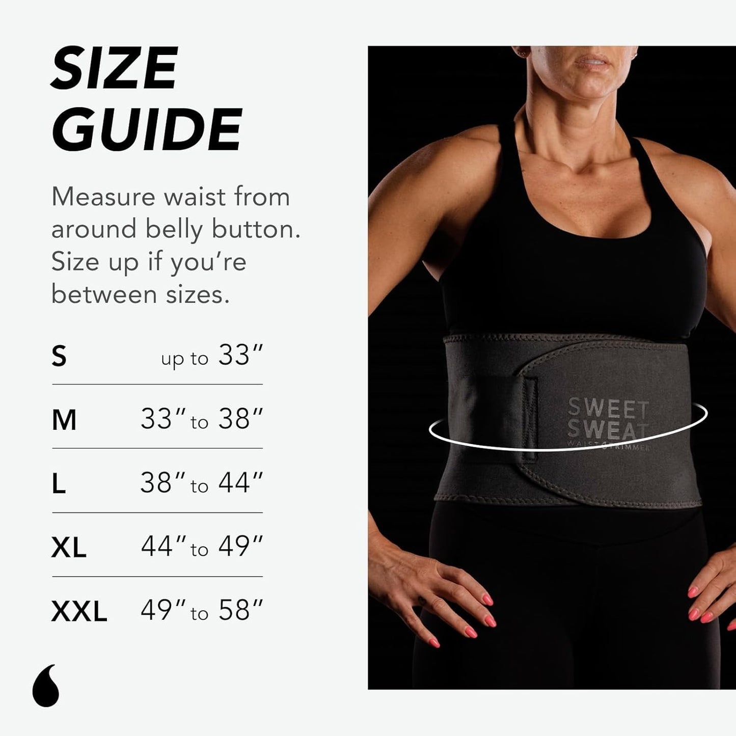 Unisex Sweet Sweat Waist Trimmer Band for Intense Workouts - Waist Trainer for Men and Women
