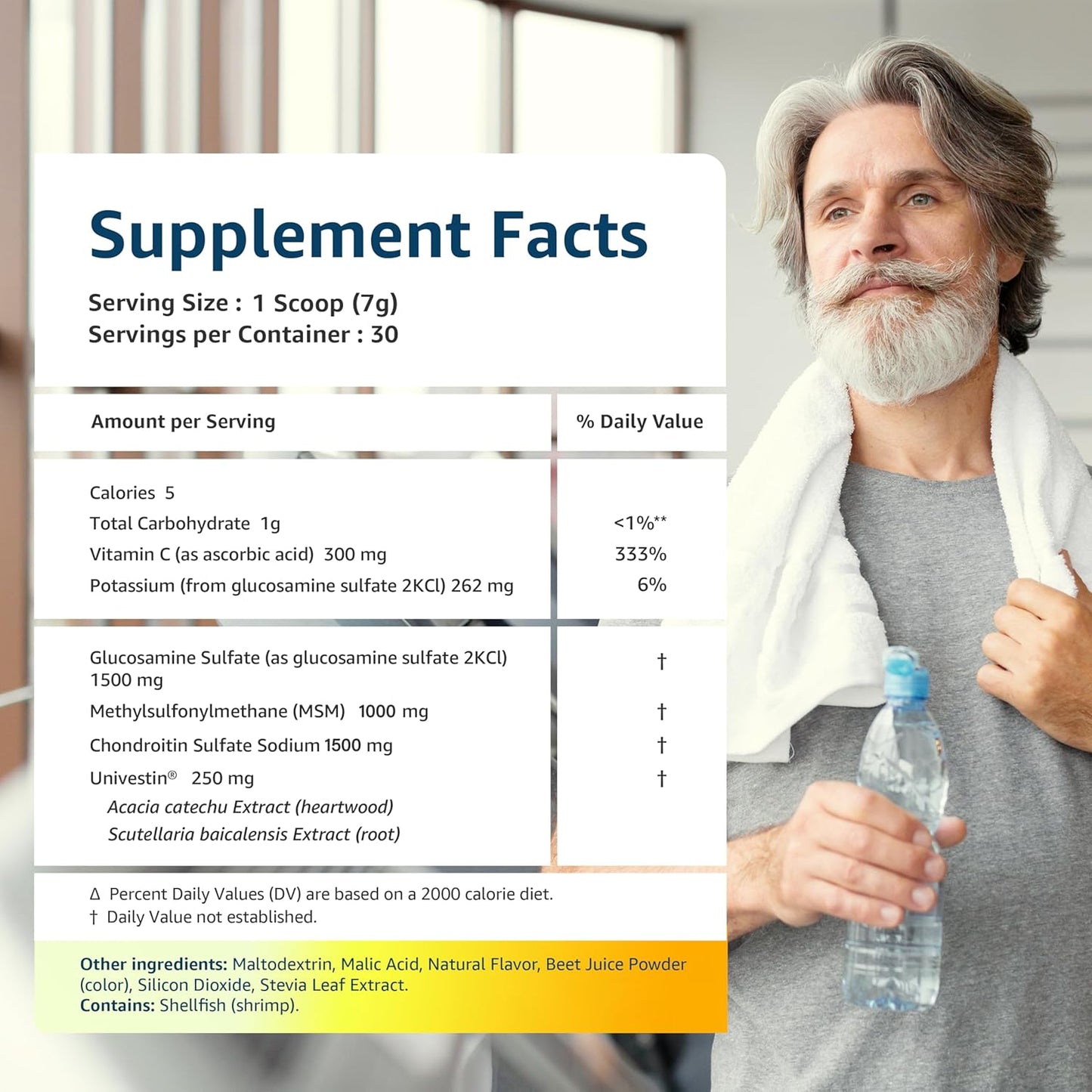 Univera RegeniCARE Canister - Lemon Flavor, Joint Support Supplement with Glucosamine, Chondroitin, MSM, Univestin - Restores Cartilage, Improves Joint Comfort, Mobility, Flexibility - 30-Day Supply, FSA HSA Eligible