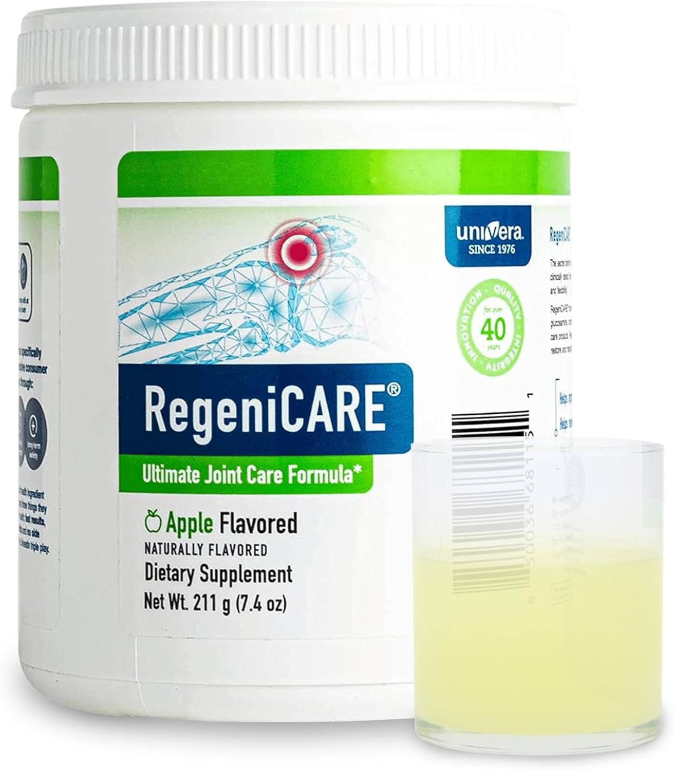 Univera RegeniCARE Canister Bundle: Green Apple, Mango & Lemon Joint Support Trio - Potent Joint Health Supplement