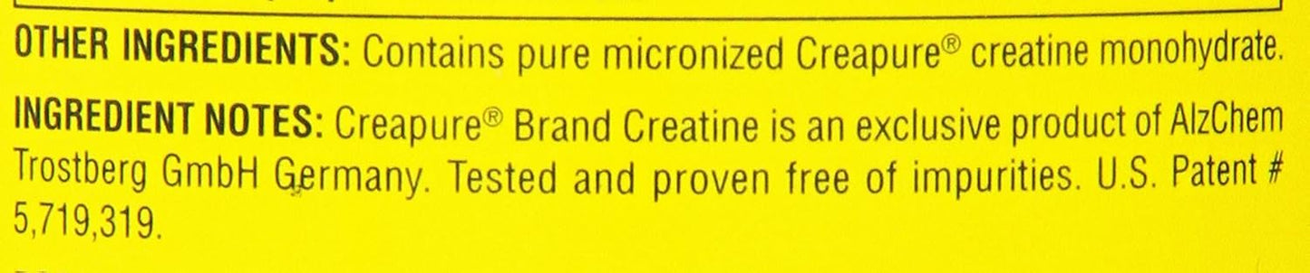 Universal Nutrition Creatine Powder - 200 Grams, Pack of 2 - Muscle Building Supplement