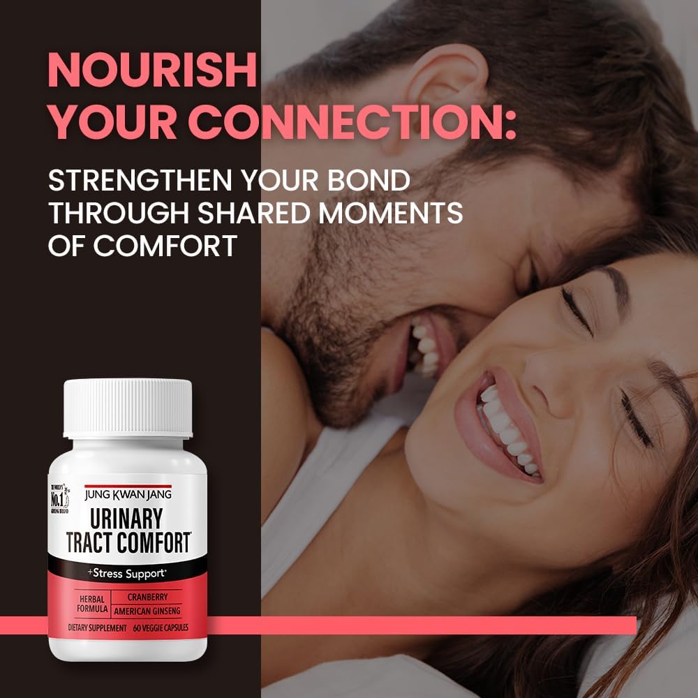 Urinary Tract Health Supplement with Pacran Cranberry and American Ginseng - 60 Capsules for Men and Women