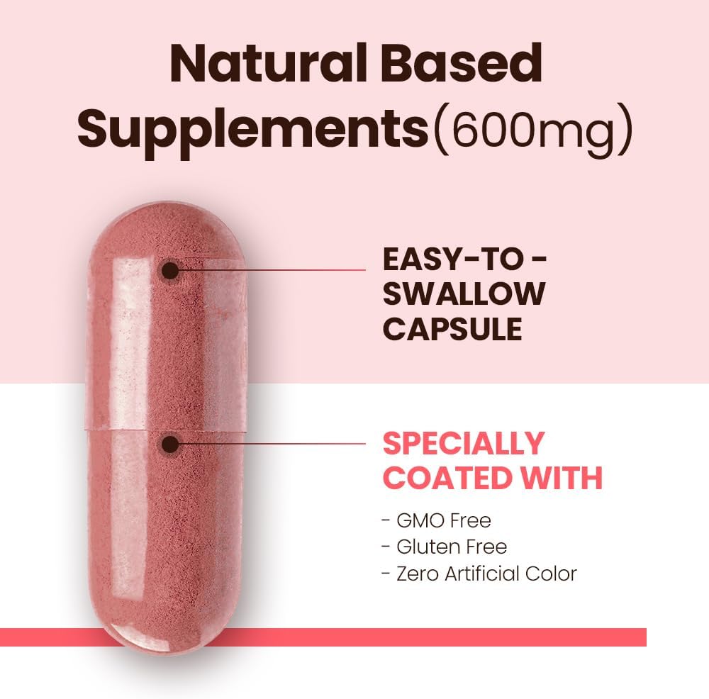 Urinary Tract Health Supplement with Pacran Cranberry and American Ginseng - 60 Capsules for Men and Women