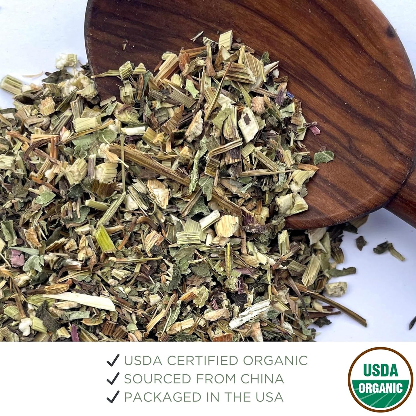 USDA Certified Organic Echinacea Purpurea Tea - 4oz (113g) - Premium Quality Cut & Sifted Herb - Purple Coneflower Herb