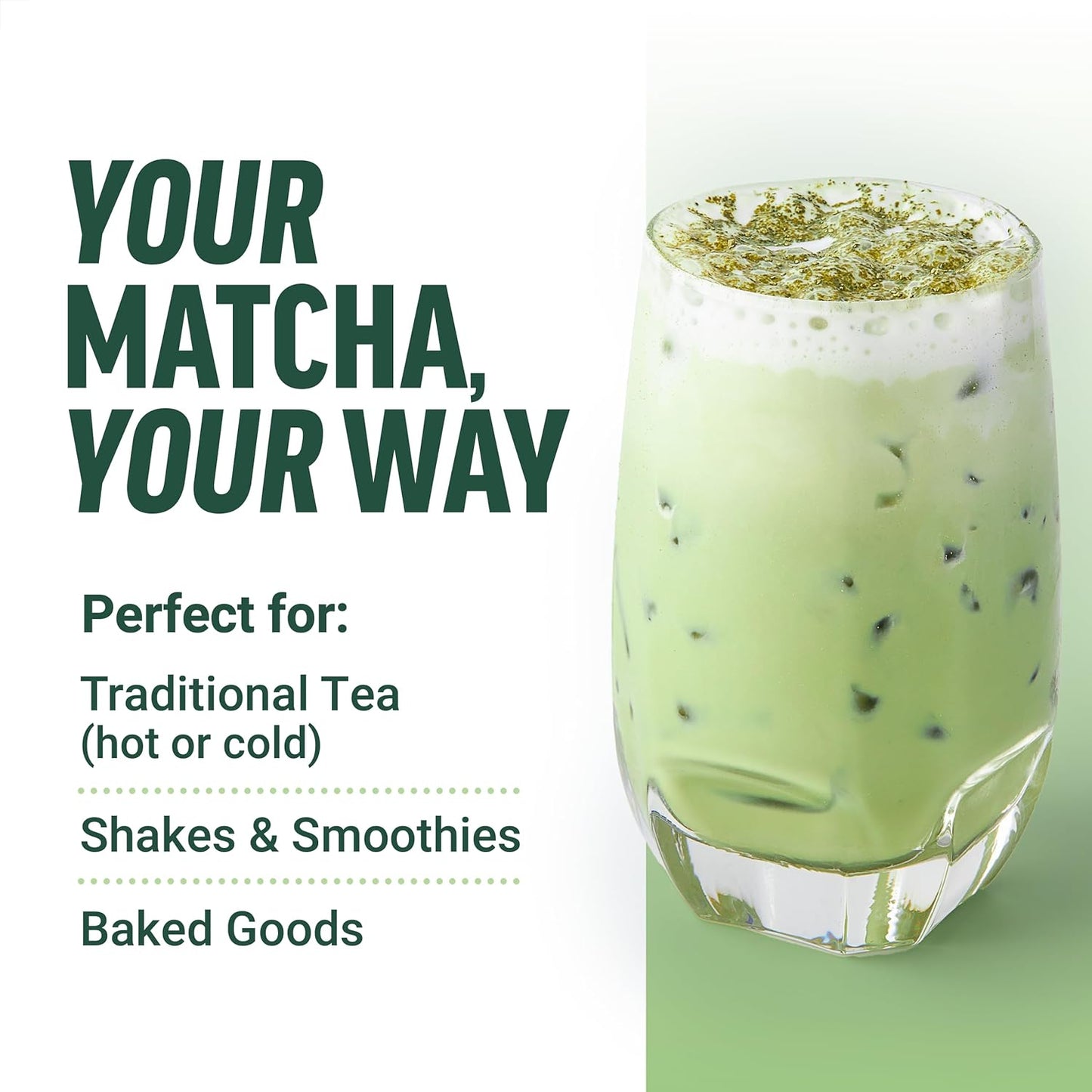 USDA-Certified Organic Matcha Green Tea Powder for Energy, Focus, and Daily Wellness - 169g, Culinary Grade, Rich Flavor