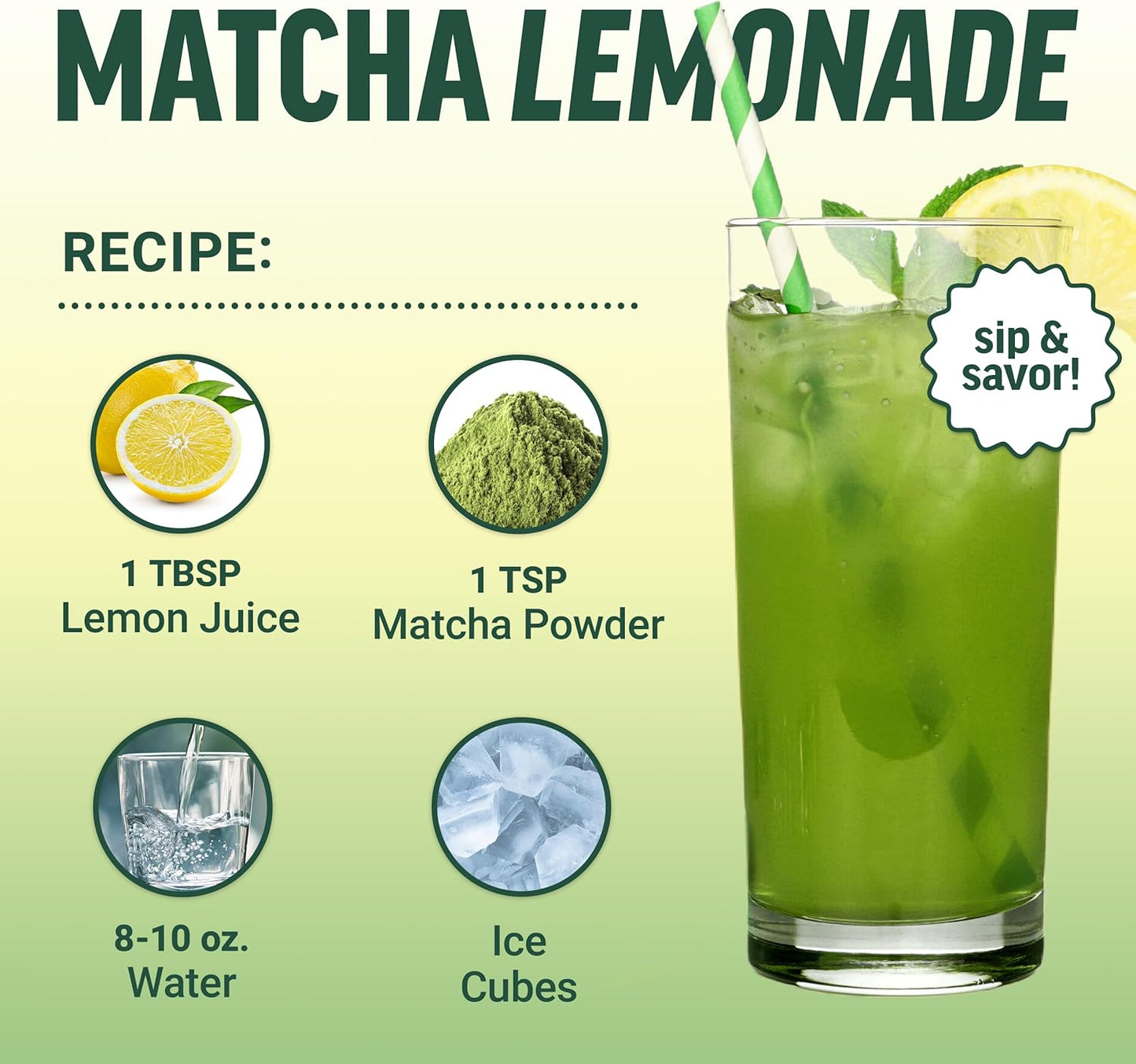 USDA-Certified Organic Matcha Green Tea Powder for Energy, Focus, and Daily Wellness - 169g, Culinary Grade, Rich Flavor