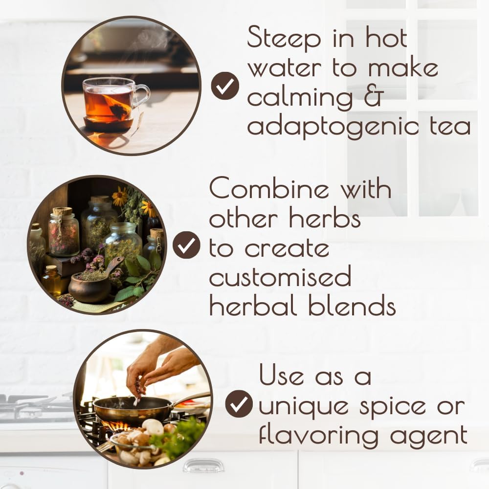 USDA Organic Ashwagandha Root for Tea & Smoothies - 4 oz Cut & Sifted - Non-GMO Withania Somnifera - Boosts Immunity & Digestion - Darsa Organics