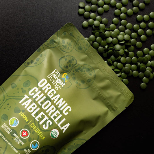 USDA Organic Chlorella Tablets for Immune System Boosting - 1000 Tablets for Athletic Performance & Recovery - Premium Quality - BoostGo Australia