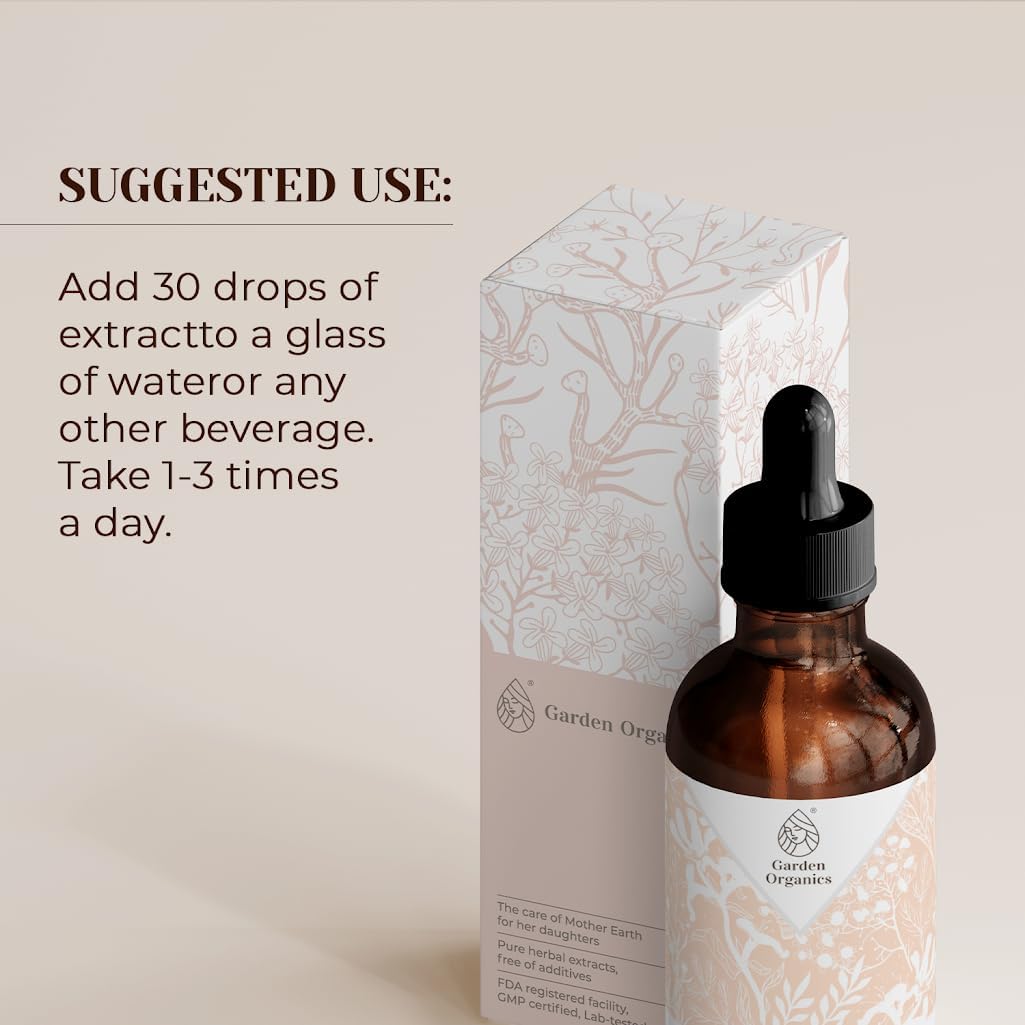 USDA Organic Rhodiola Herbal Drops 2 oz | Alcohol-Free Tincture Made from Certified Organic Rhodiola Rosea Root