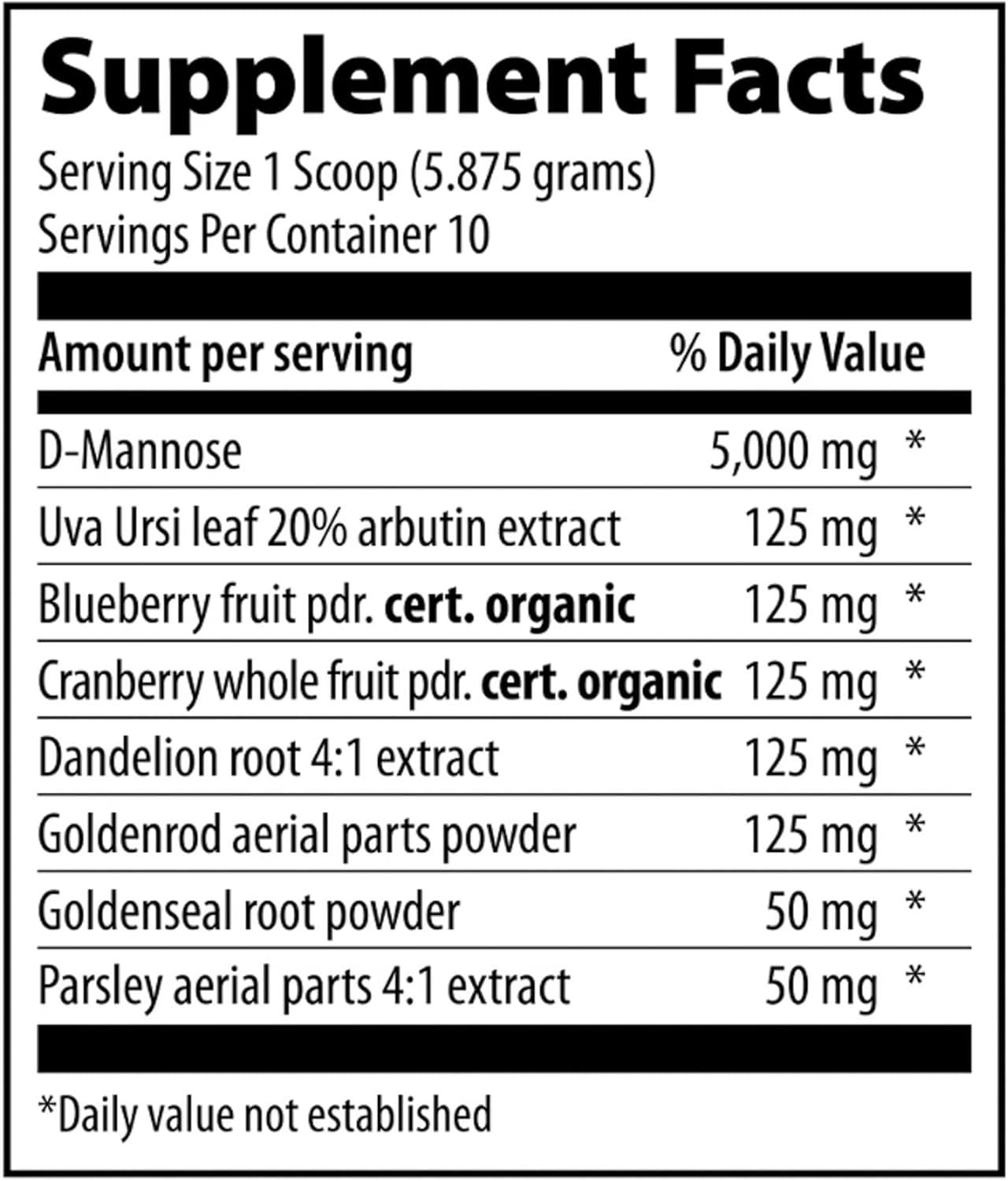U.T. Vibrance Powder for Vibrant Urinary Tract Health, 10 Servings