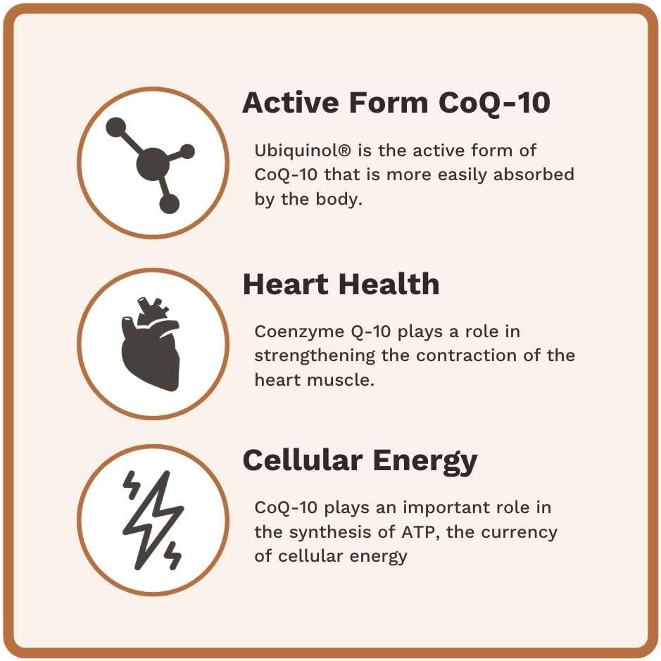 Utzy Naturals Heart Health Bundle with Ubiquinol and Nattokinase for Cardiovascular Support