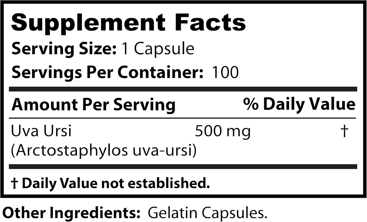 Uva Ursi Urinary Tract Support - 500mg, 63 Vegan Supplements, Immune Boost - Dr Clark Store - BoostGo Australia