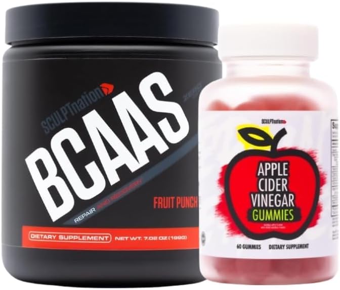 V Shred Sculpt Nation BCAA Powder & Apple Cider Vinegar Combo Pack