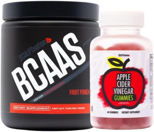 V Shred Sculpt Nation BCAA Powder & Apple Cider Vinegar Combo Pack