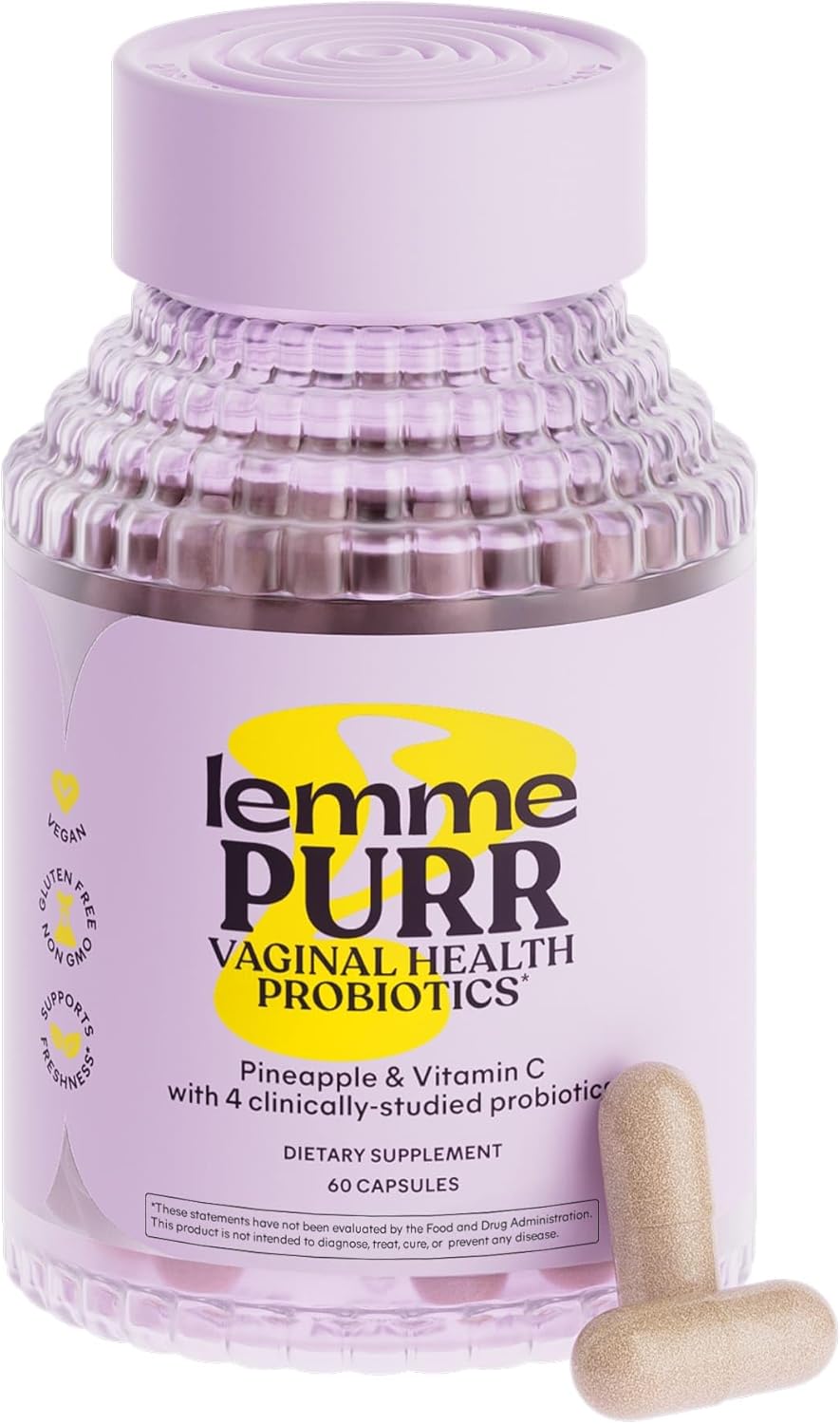 Vaginal Probiotics for Women - Supports pH Balance & Urinary Tract Health with Lactobacillus Blend, Pineapple & Vitamin C - 60 Capsules