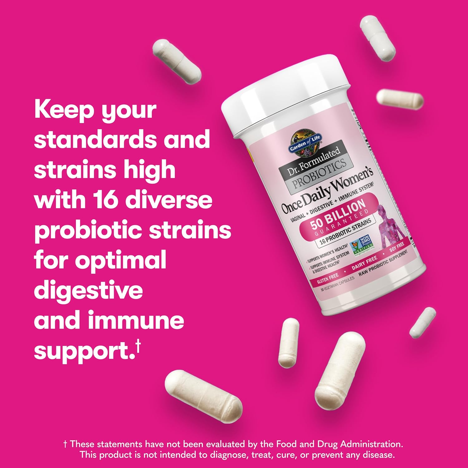 Valentine's Day Bundle: Women’s Wellness Gummies & Probiotics for Digestive & Vaginal Health, Hair, Skin & Nails - Garden of Life & Nature's Bounty, 30-200ct