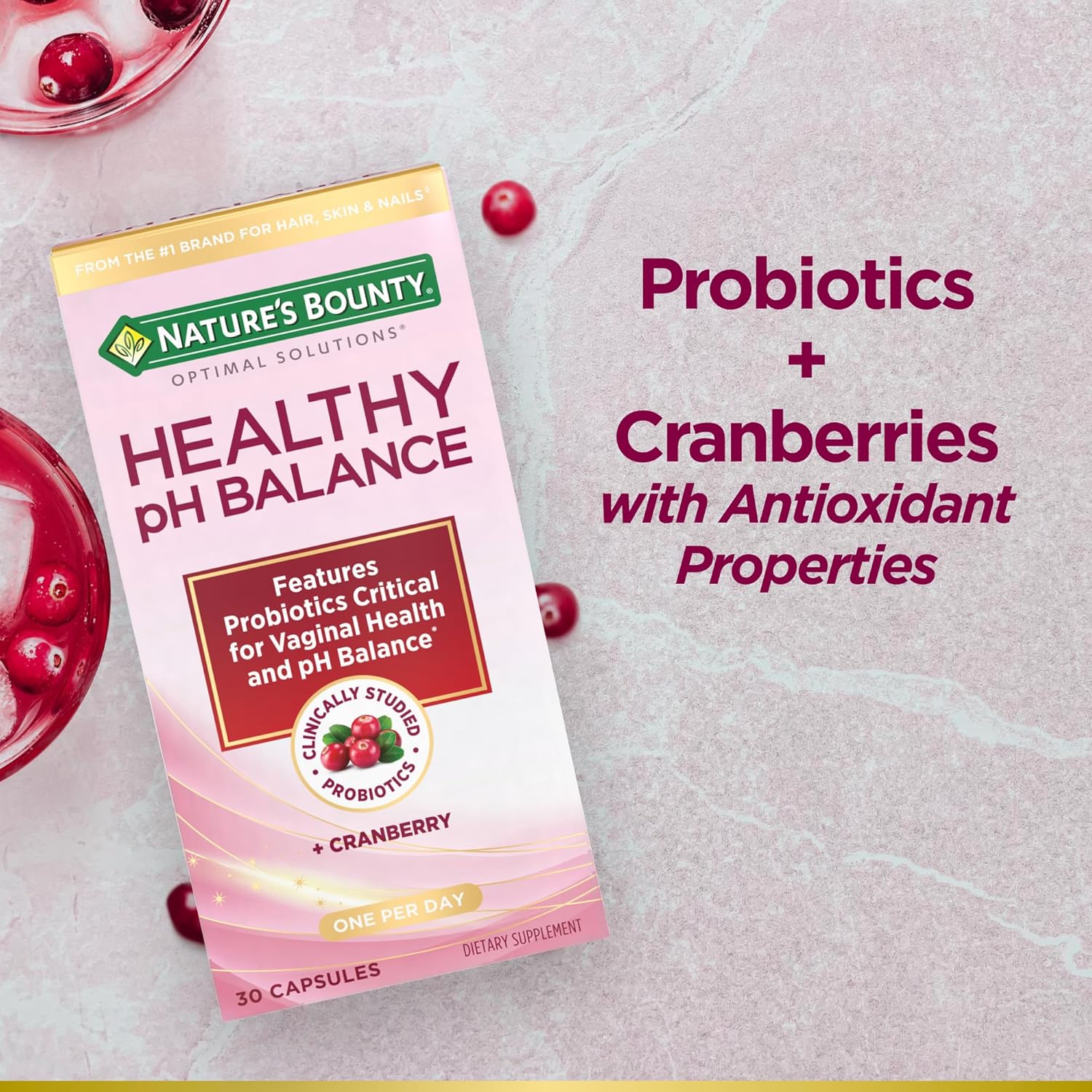 Valentine's Day Bundle: Women’s Wellness Gummies & Probiotics for Digestive & Vaginal Health, Hair, Skin & Nails - Garden of Life & Nature's Bounty, 30-200ct