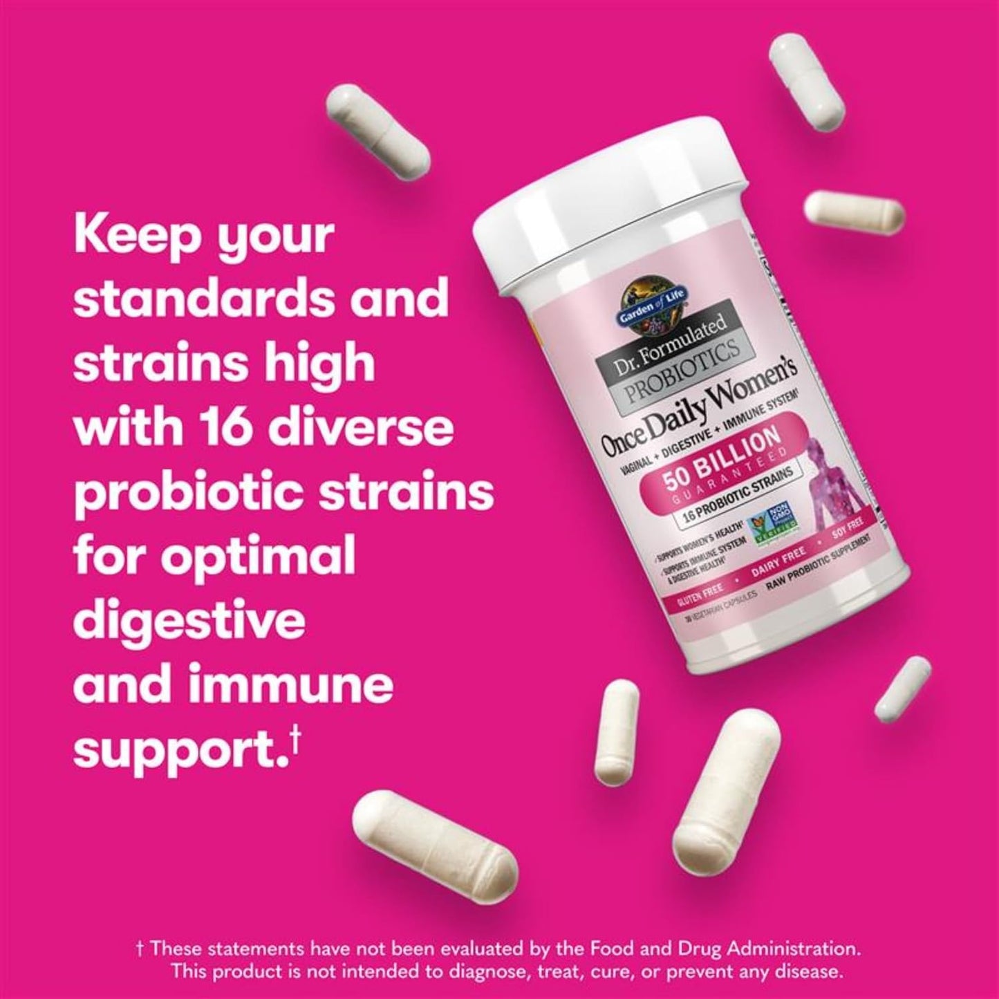 Valentine's Day Bundle: Women’s Wellness Gummies & Probiotics for Digestive & Vaginal Health, Hair, Skin & Nails - Garden of Life & Nature's Bounty, 30-200ct